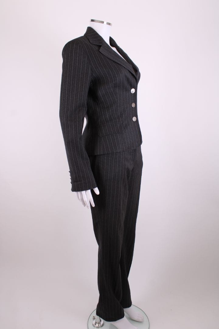 Dolce & Gabbana Dolce & Gabbana Stripe Trouser Suit Grey S