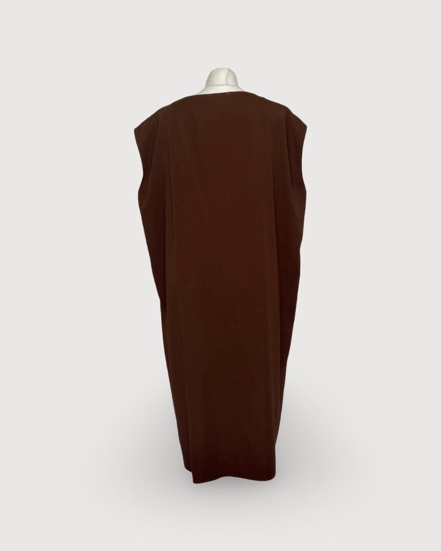 Dries Van Noten Brown / Yellow Dries Van Noten S/S Print Dress, 14
