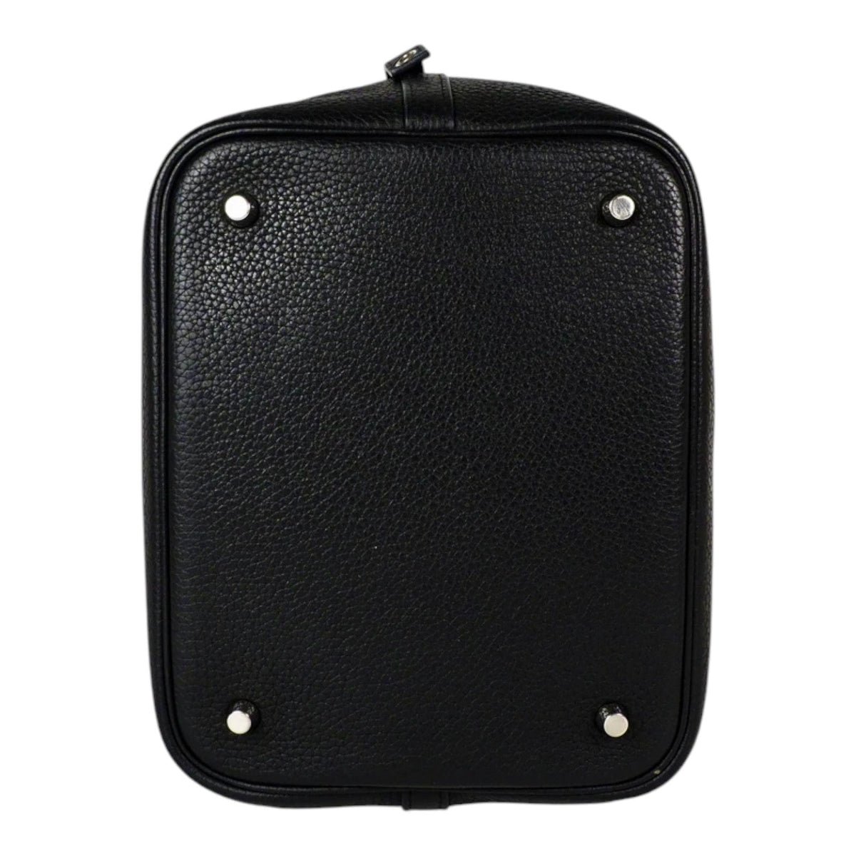 Hermes Black Picotin 22 in Clemence Leather Bag