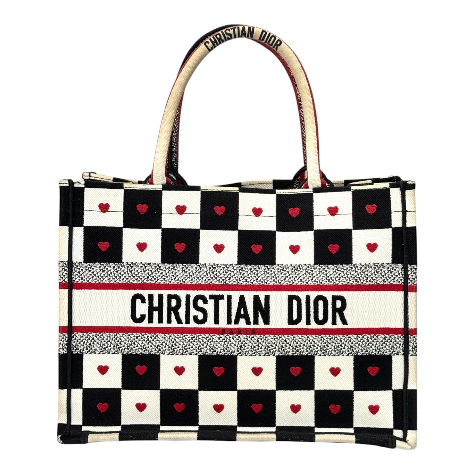 Dior Book Tote MM Love Heart Bag