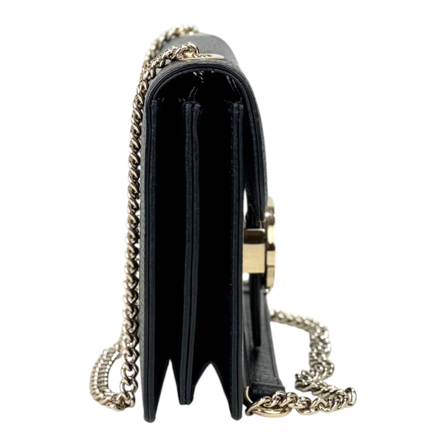 Gucci Black G Buckle Chain Bag