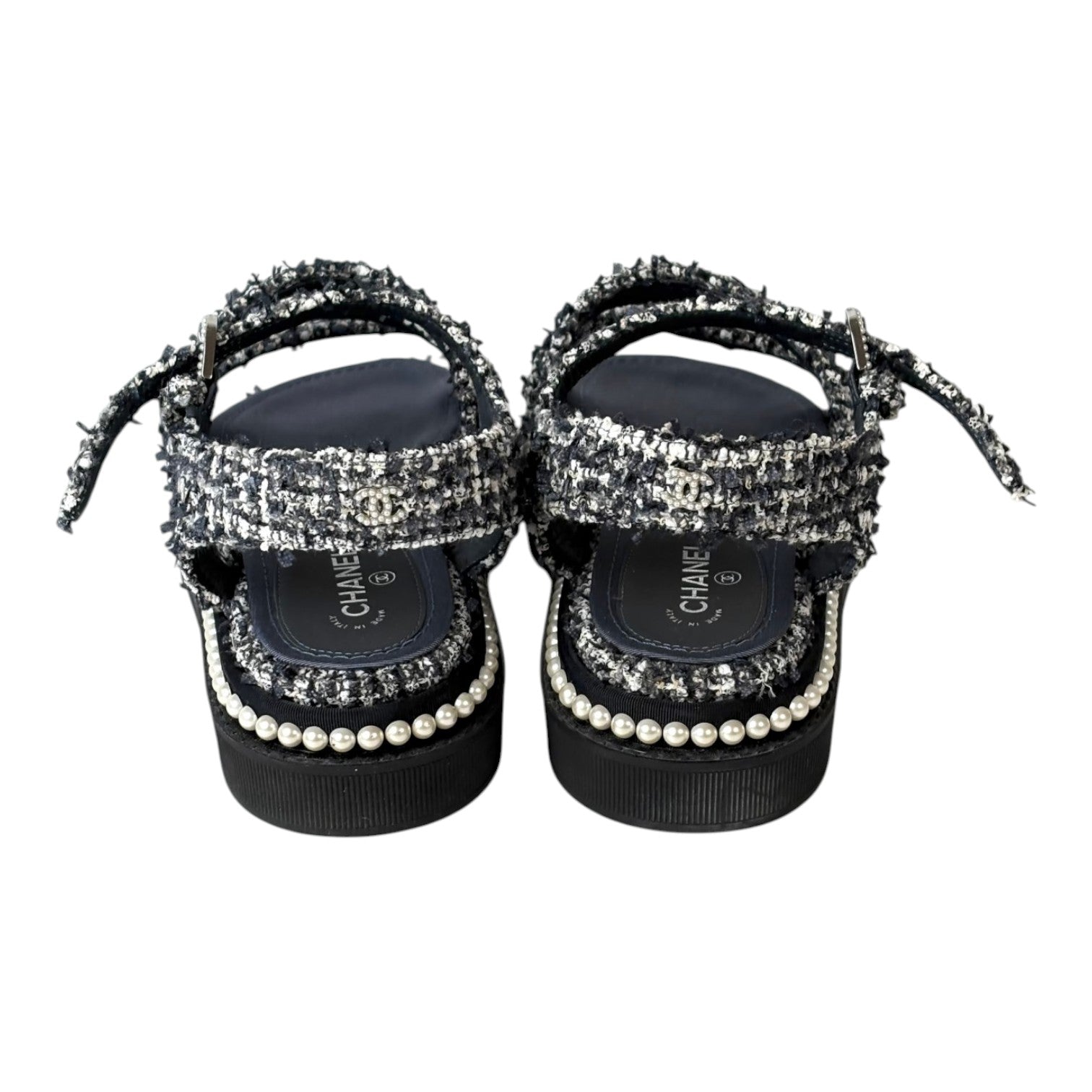 Chanel Blue Saddle Shoes - Size 36.5