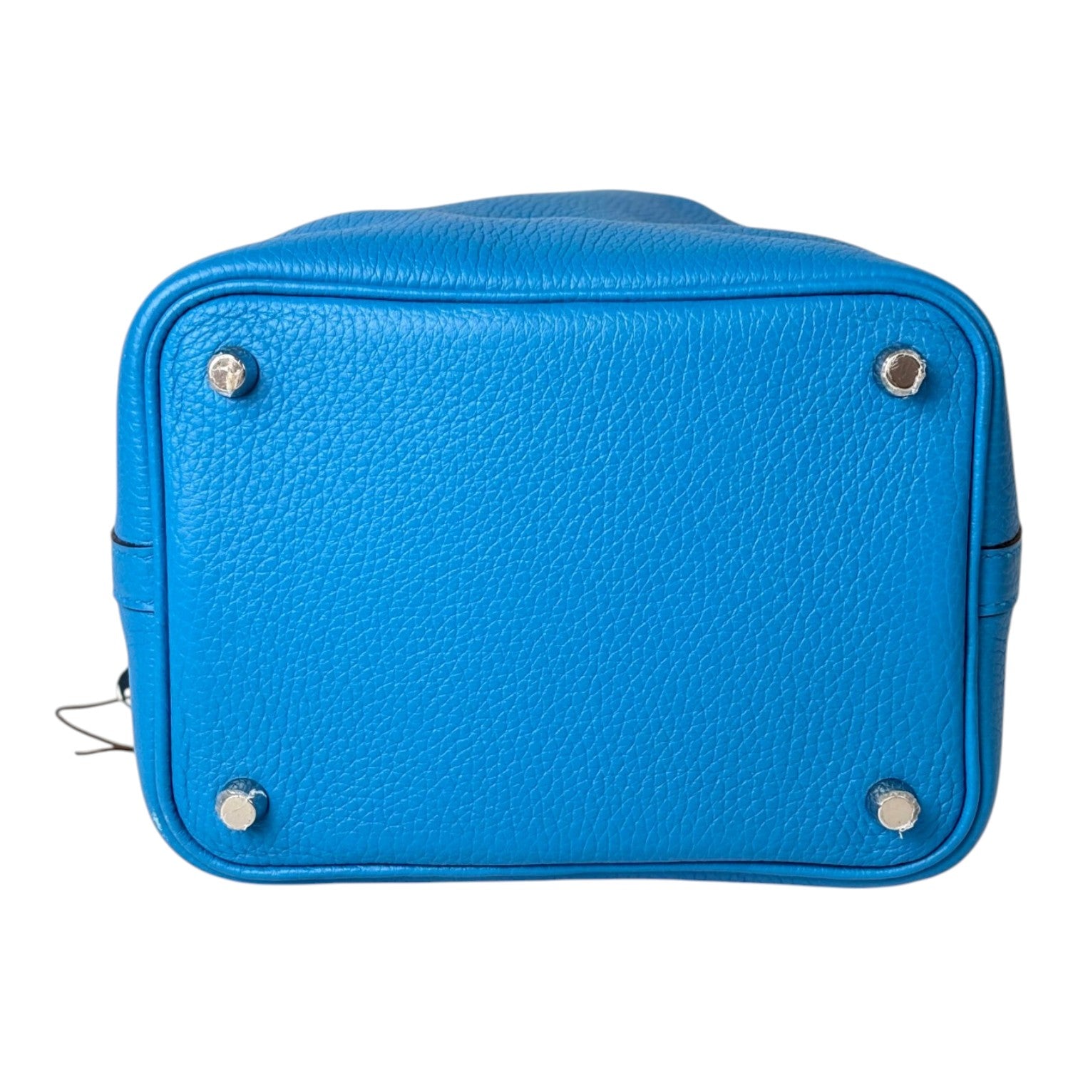 Hermes Picotin 18 Blue Bag in Clemence with PHW