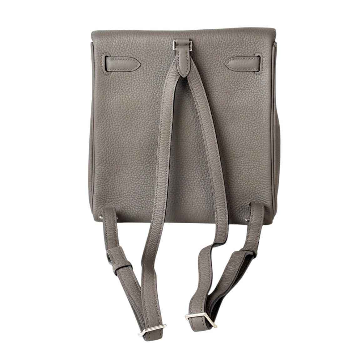 Hermes Kelly Ado in Etoupe Backpak with PHW