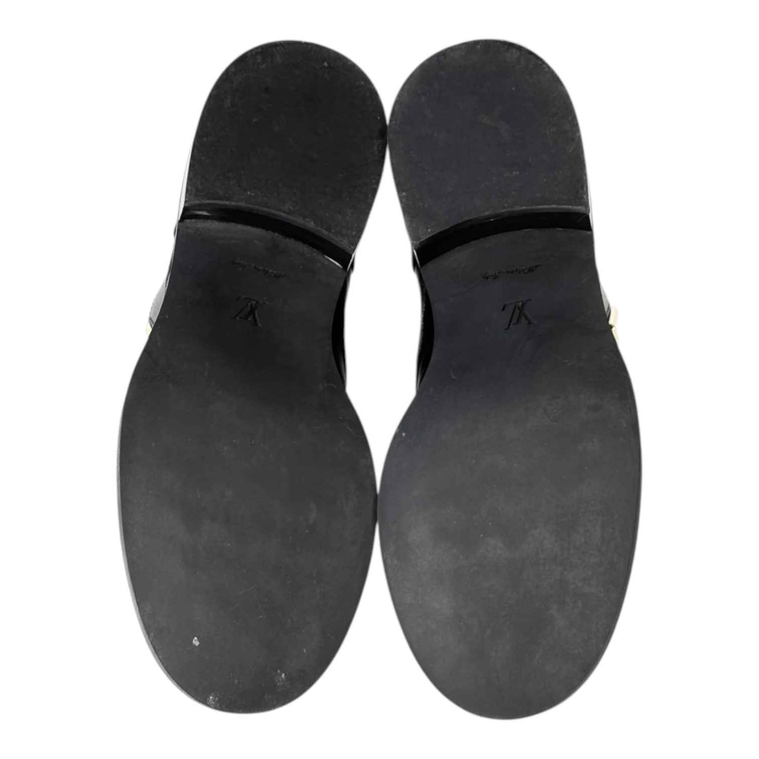 Louis Vuitton Black Leather Ankle Boots - size 37