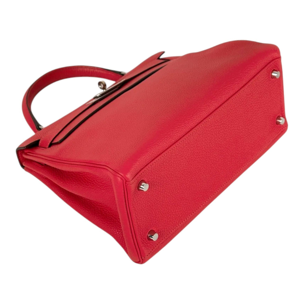 Hermes Kelly 28cm Bag in Red Togo with PHW