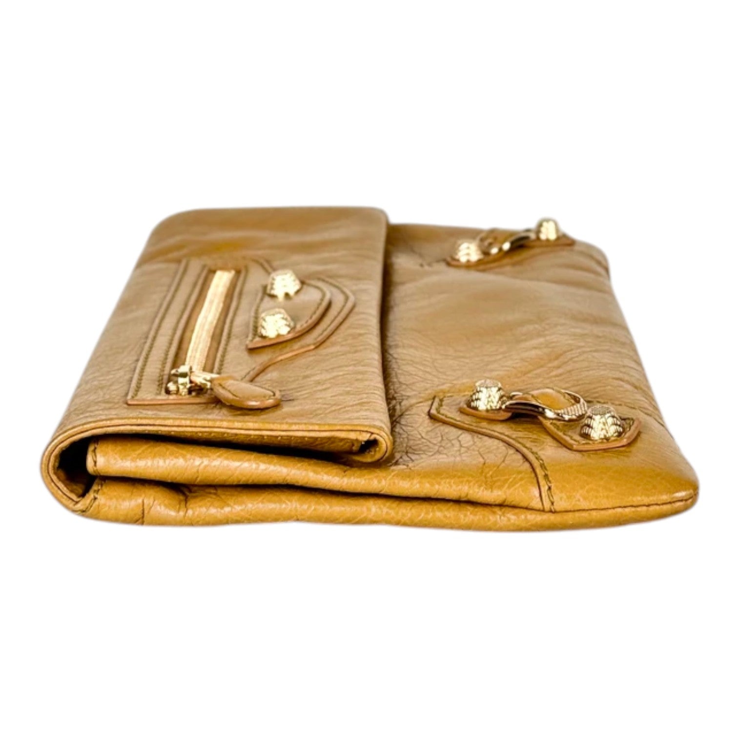 Balenciaga Yellow City Clutch Bag