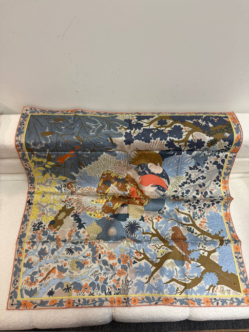 Hermès Silk Scarf 90cm - Toucans Dans Le Jardin
