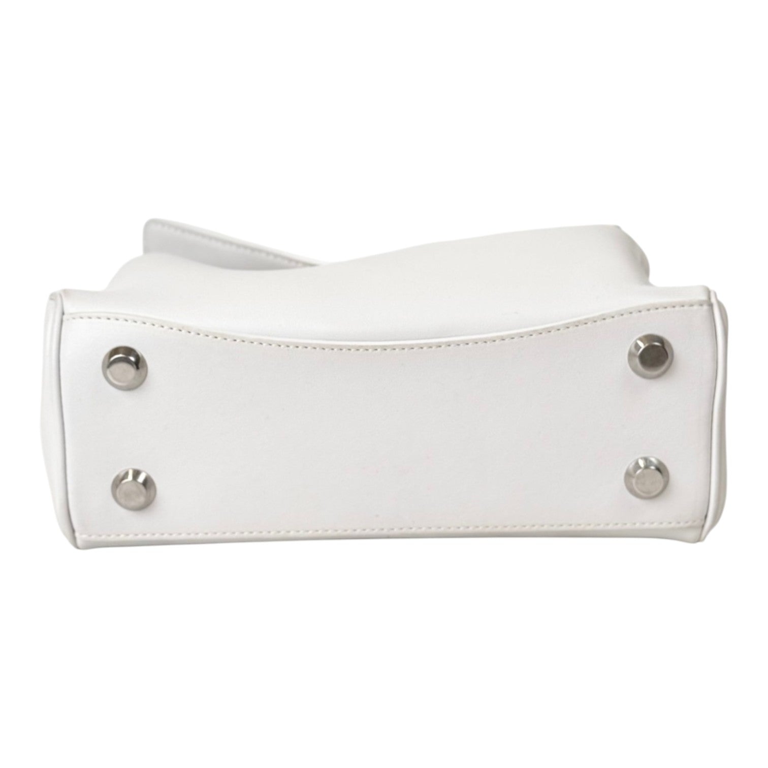 Balenciaga Mini White Rodeo in Smooth Calfskin Bag