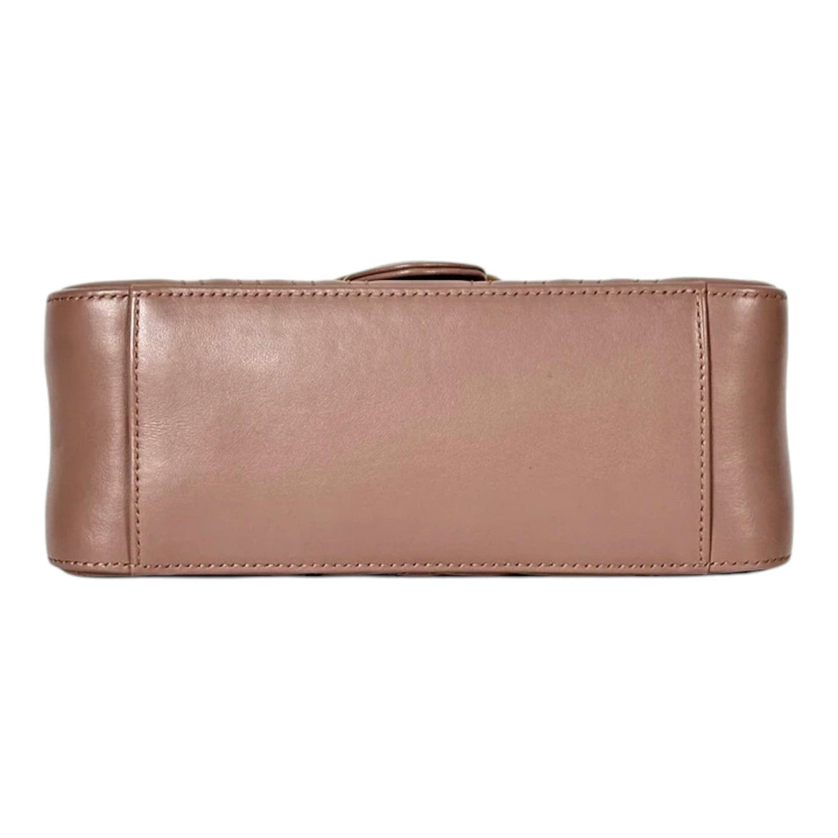 Gucci Taupe GG Marmont Top Handle Mini Bag