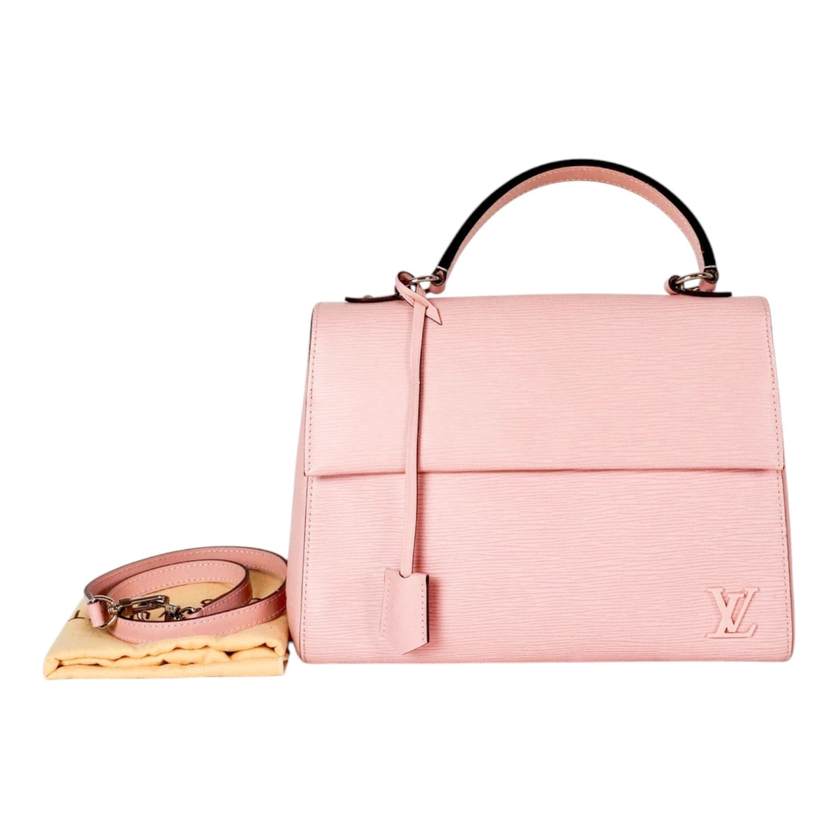 Louis Vuitton EPI Leather Cluny Pink Bag