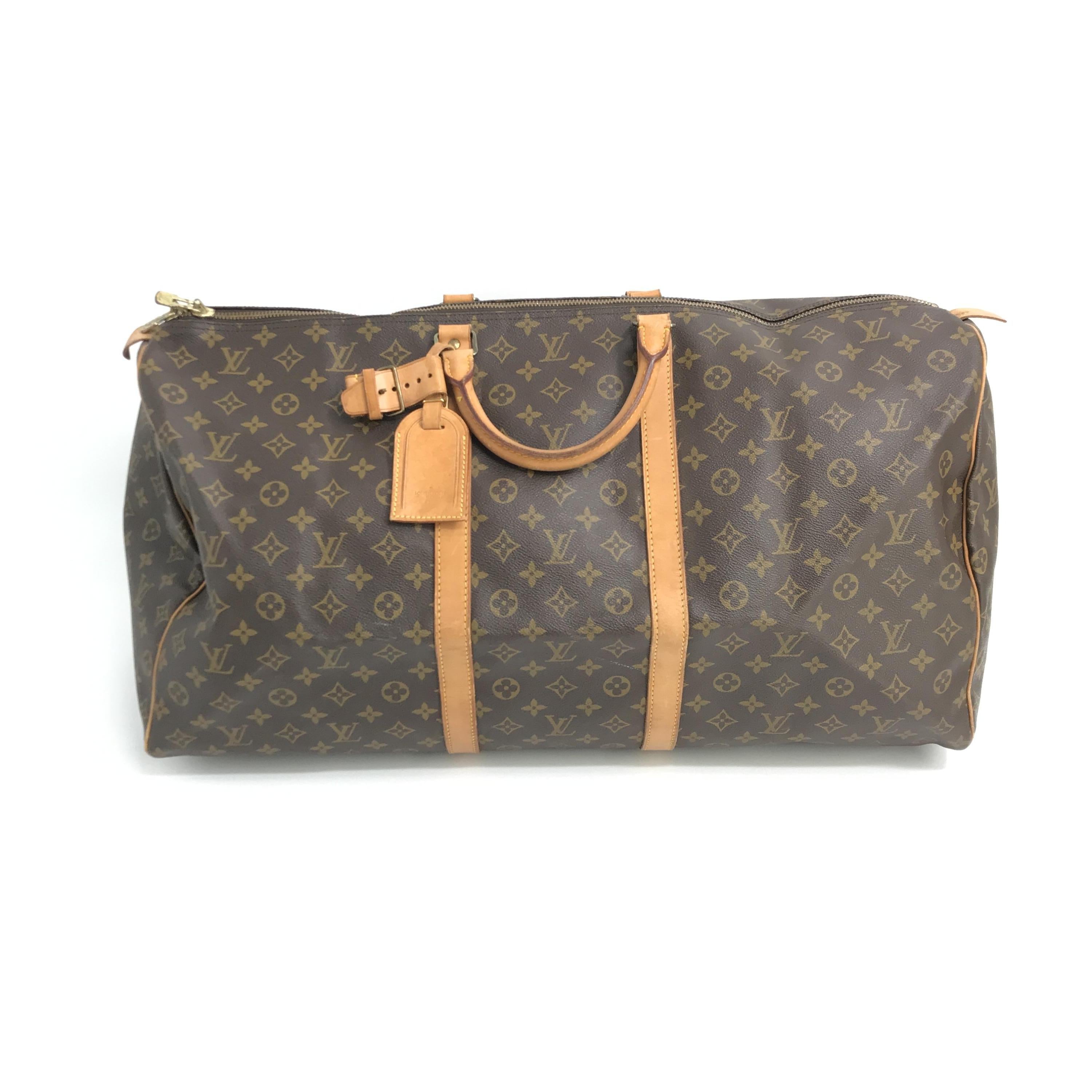 Louis Vuitton Monogram Keepall 60 Travel Bag C289360