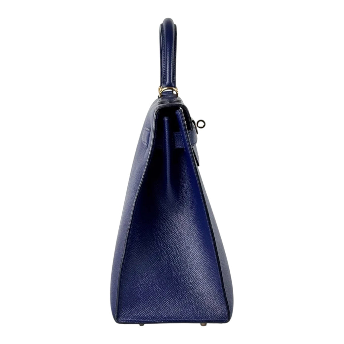 Hermes Blue Kelly 32 in Epsom Sellier with GHW