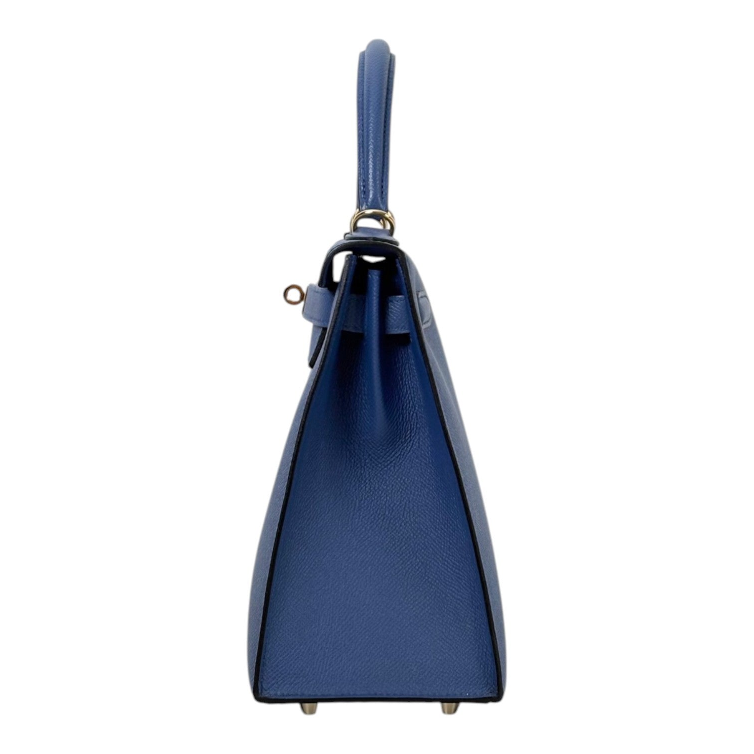 Hermes Blue Kelly 28cm in Epsom with GHW