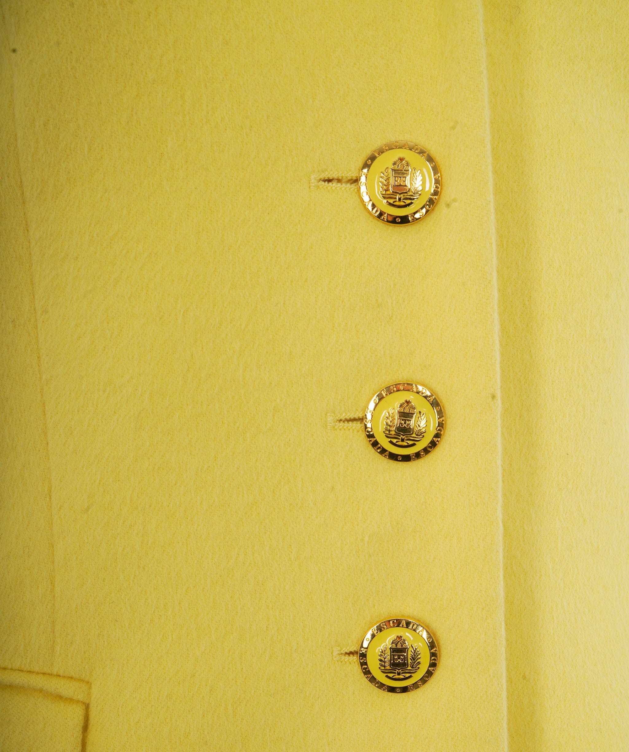 Escada Escada yellow blazer with gold buttons - AJC0493