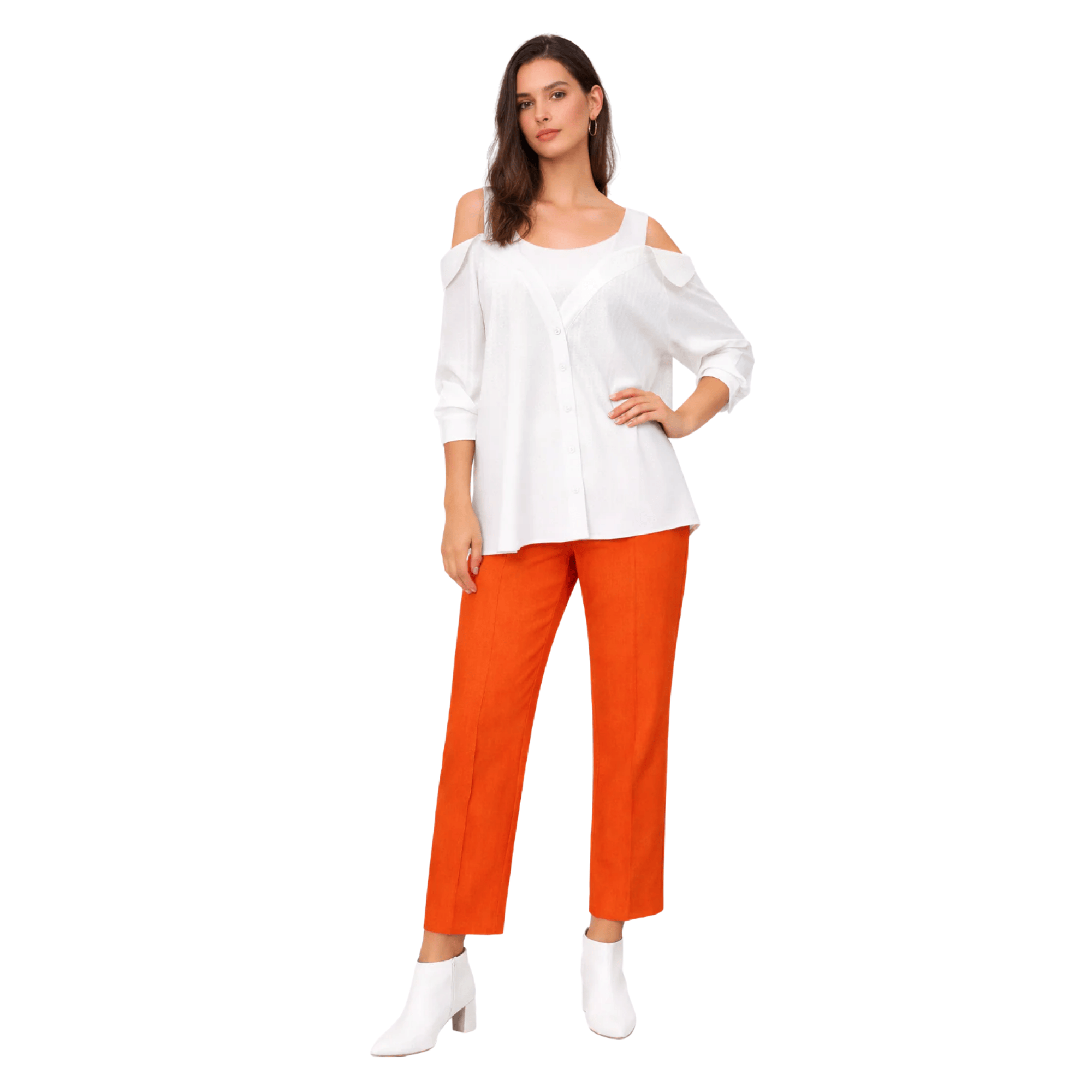 V-NECK CAMISOLE -BLOUSE "LINMU