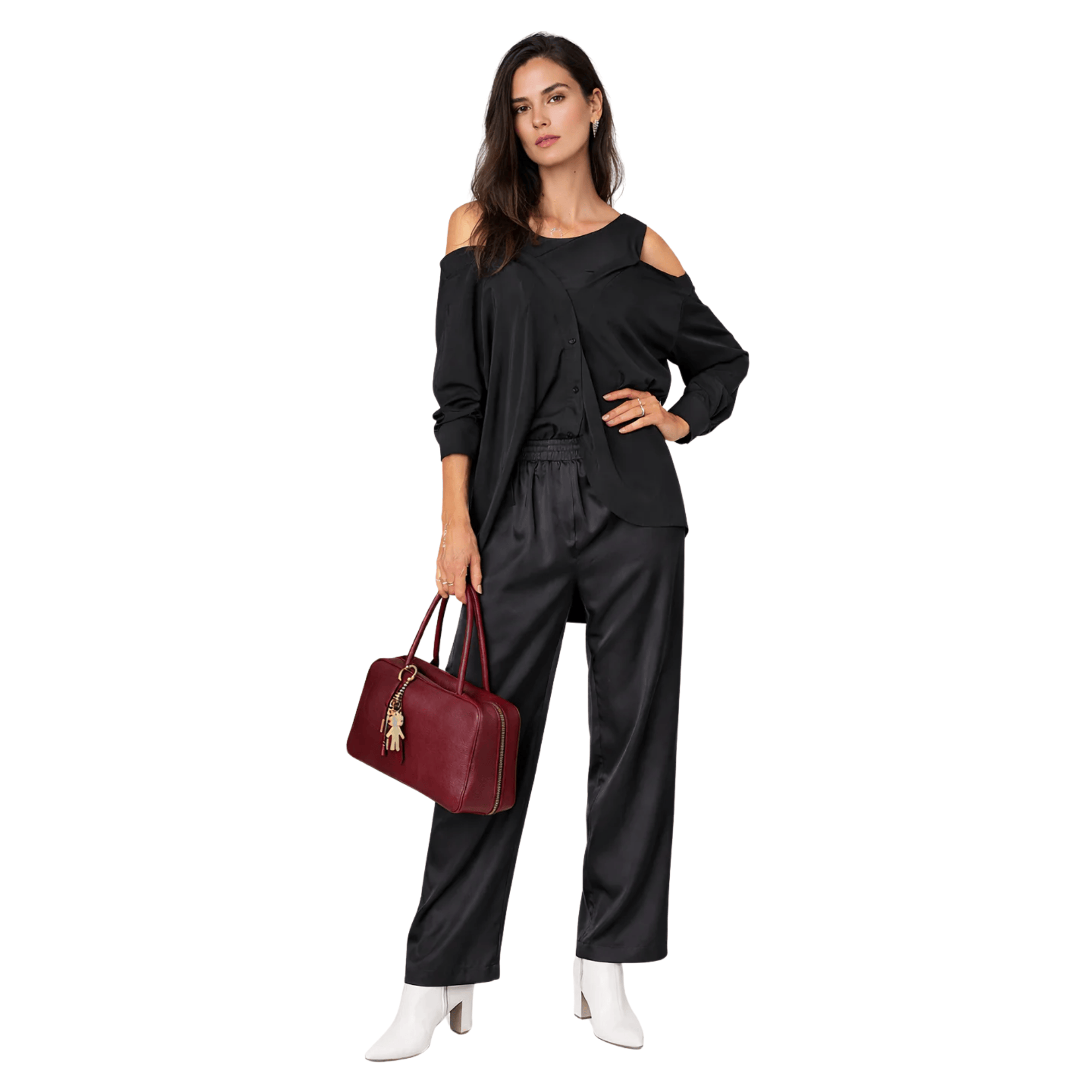V-NECK CAMISOLE -BLOUSE "LINMU