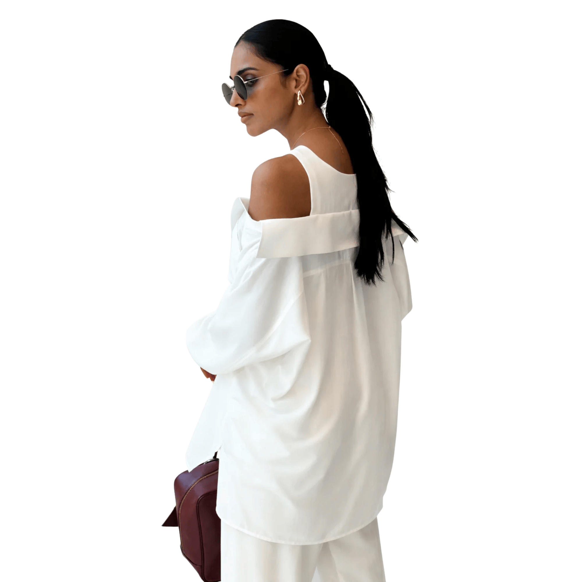 V-NECK CAMISOLE -BLOUSE "LINMU