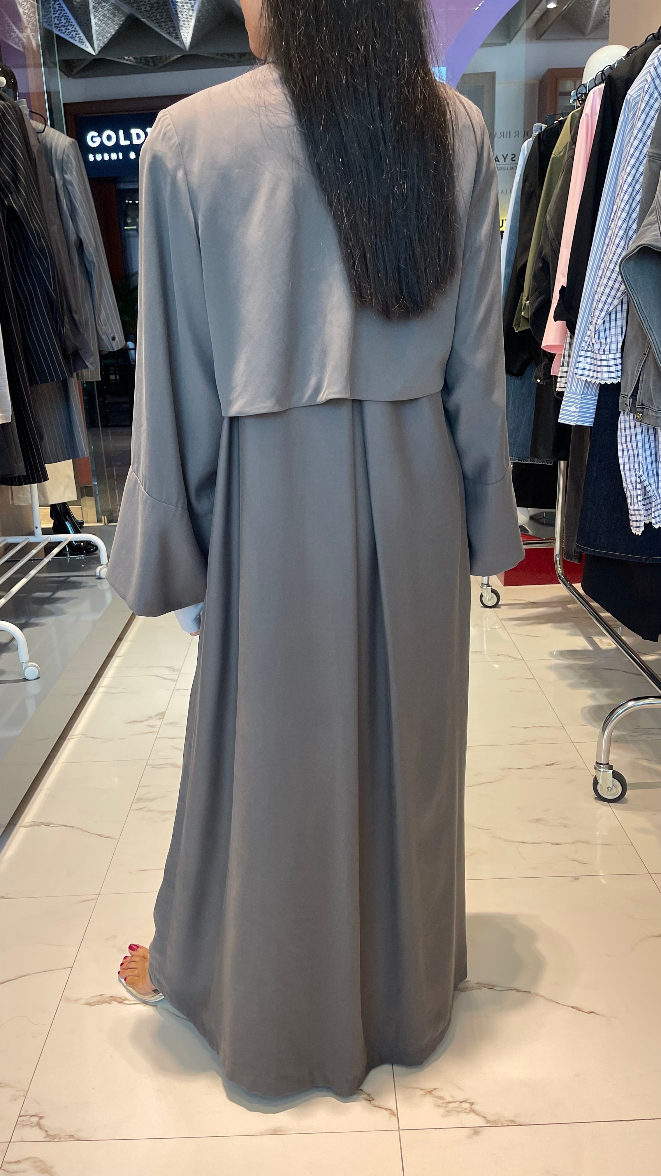 ESSENTIALS5IVE TRENCH COAT ABAYA (عباية) "KIMO"