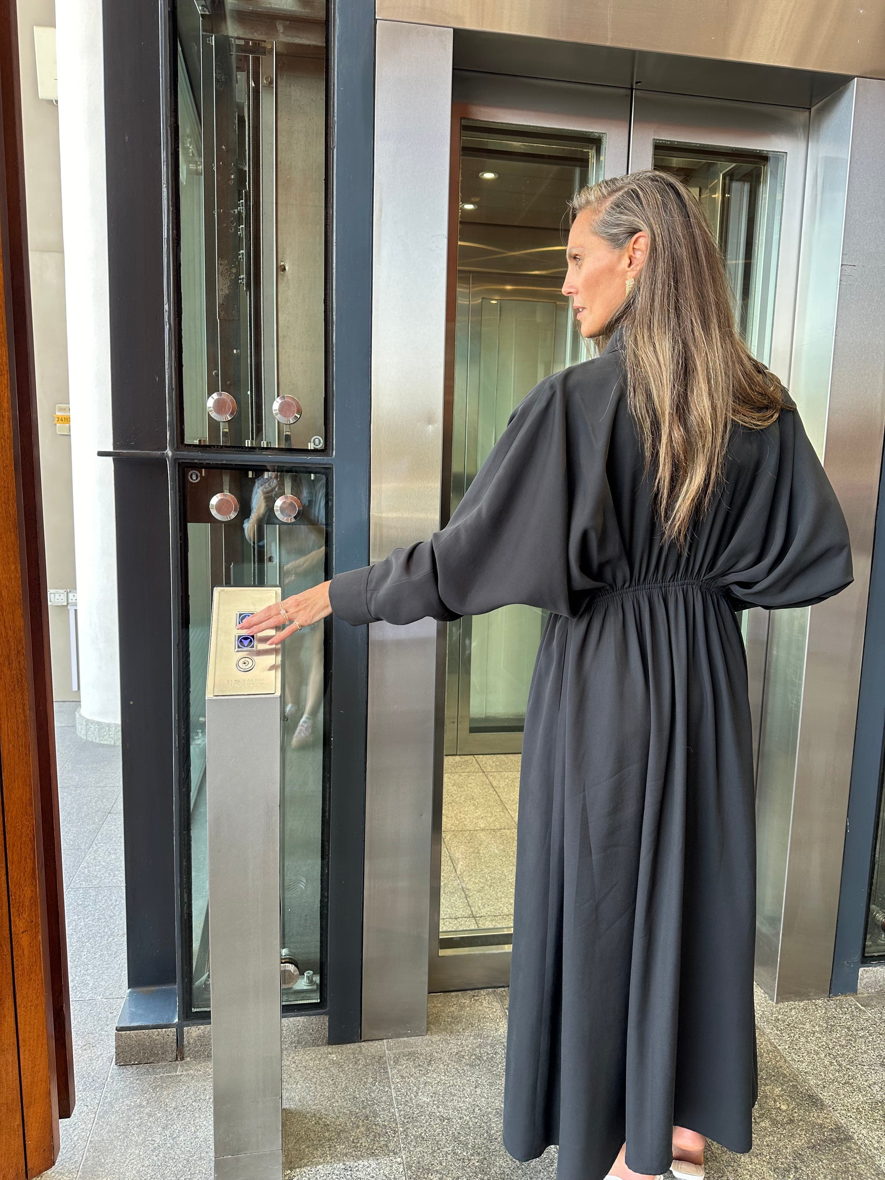 ESSENTIALS5IVE BUTTONED DOWN MAXI SHIRT DRESS (بنطلون) “LIKA”