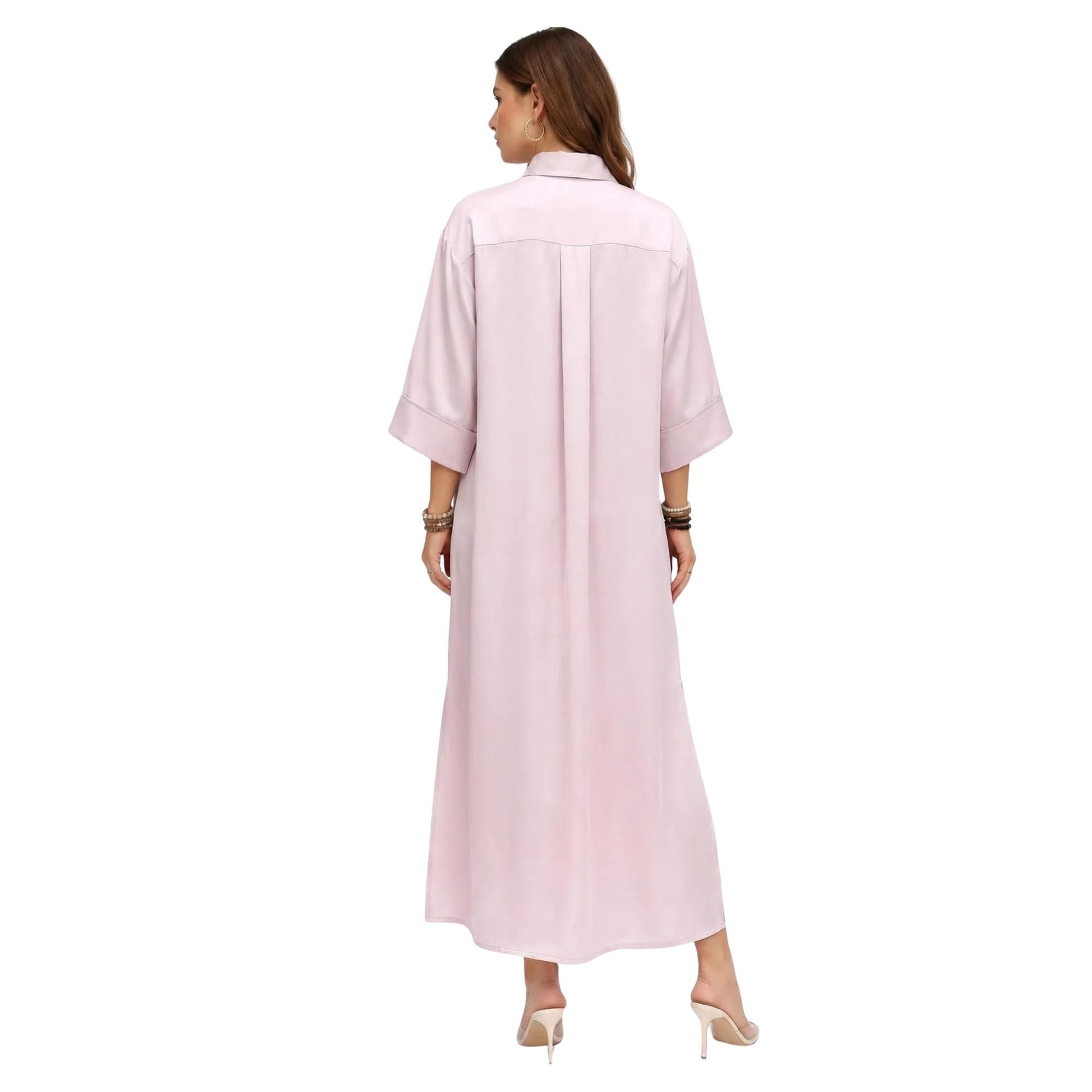 ESSENTIALS5IVE CLASSIC SHIRT DRESS (فستان) “GARDENIA”