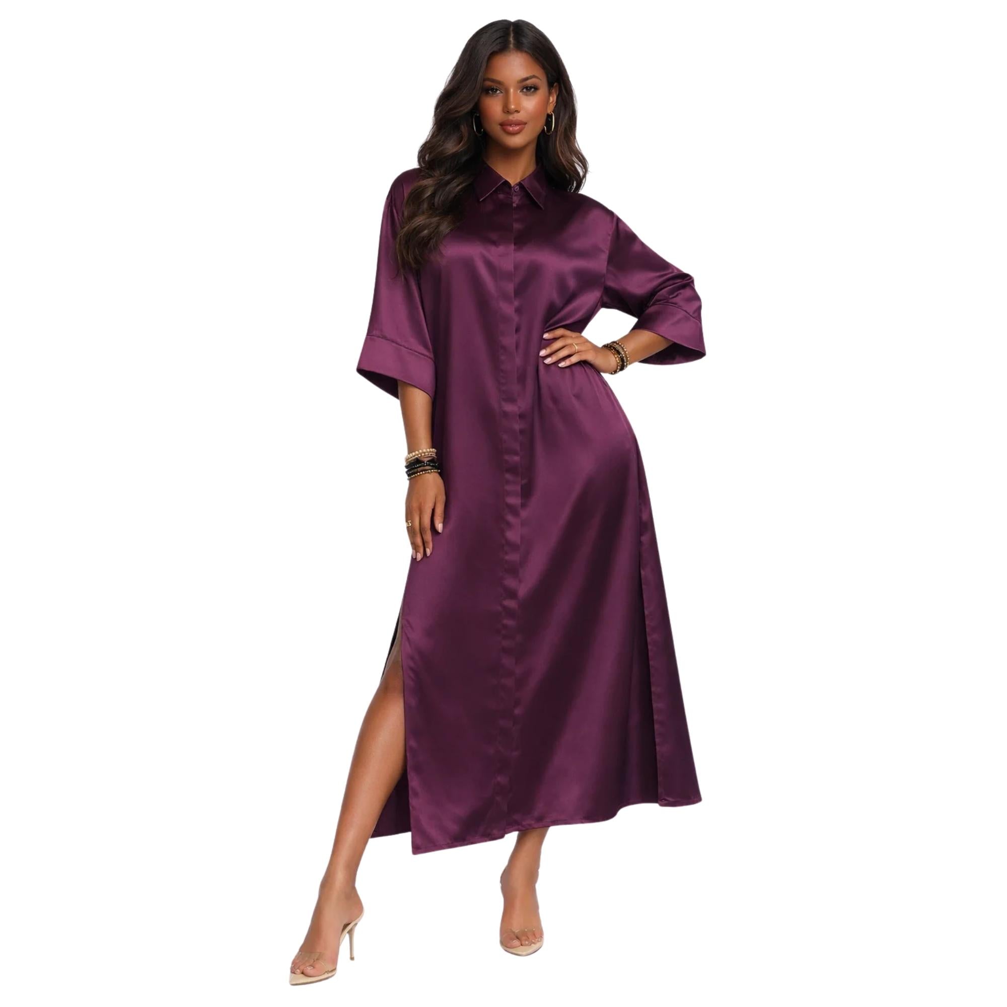 ESSENTIALS5IVE CLASSIC SHIRT DRESS (فستان) “GARDENIA”
