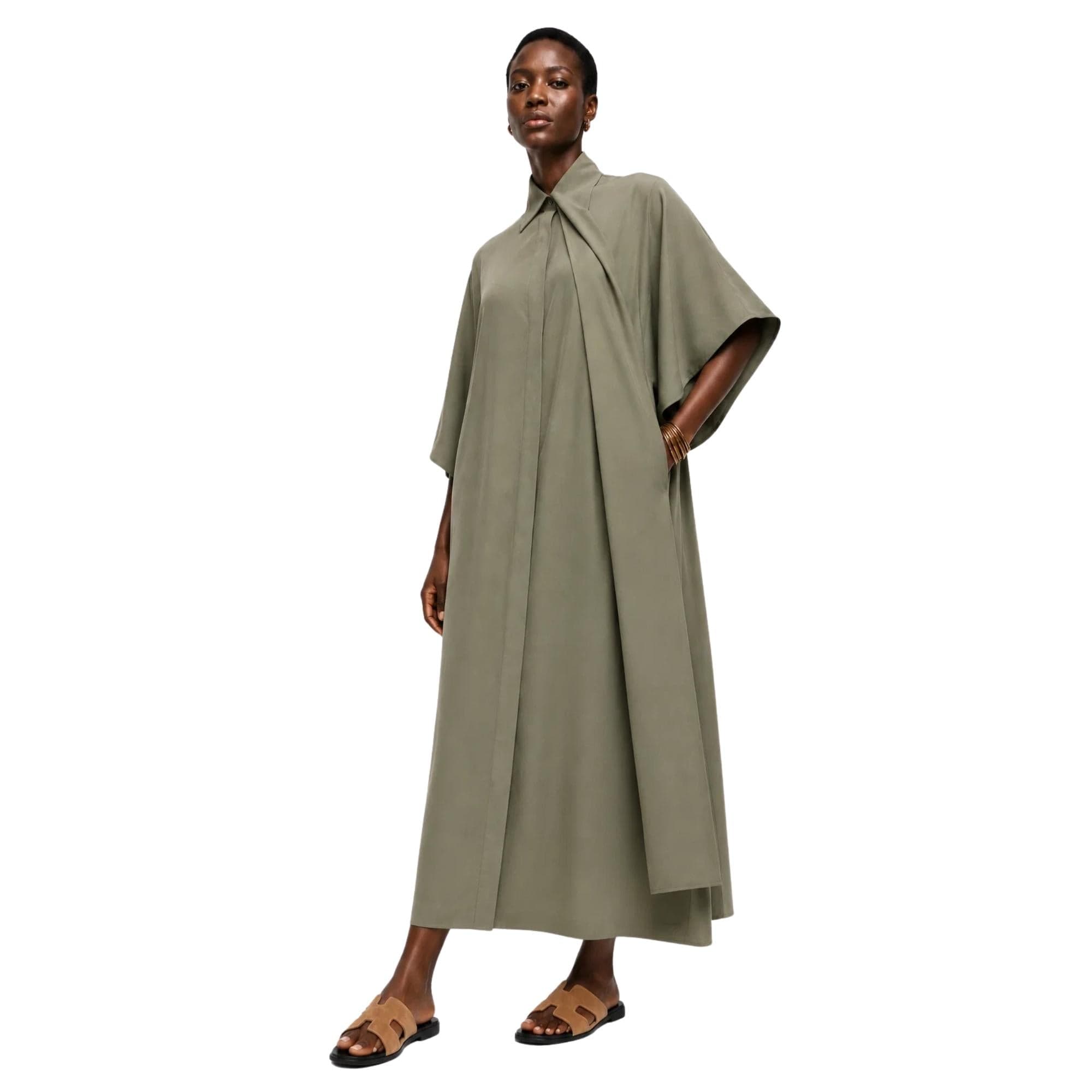 ESSENTIALS5IVE KIMONO-SLEEVE SHIRT DRESS فستان “CASSIA”