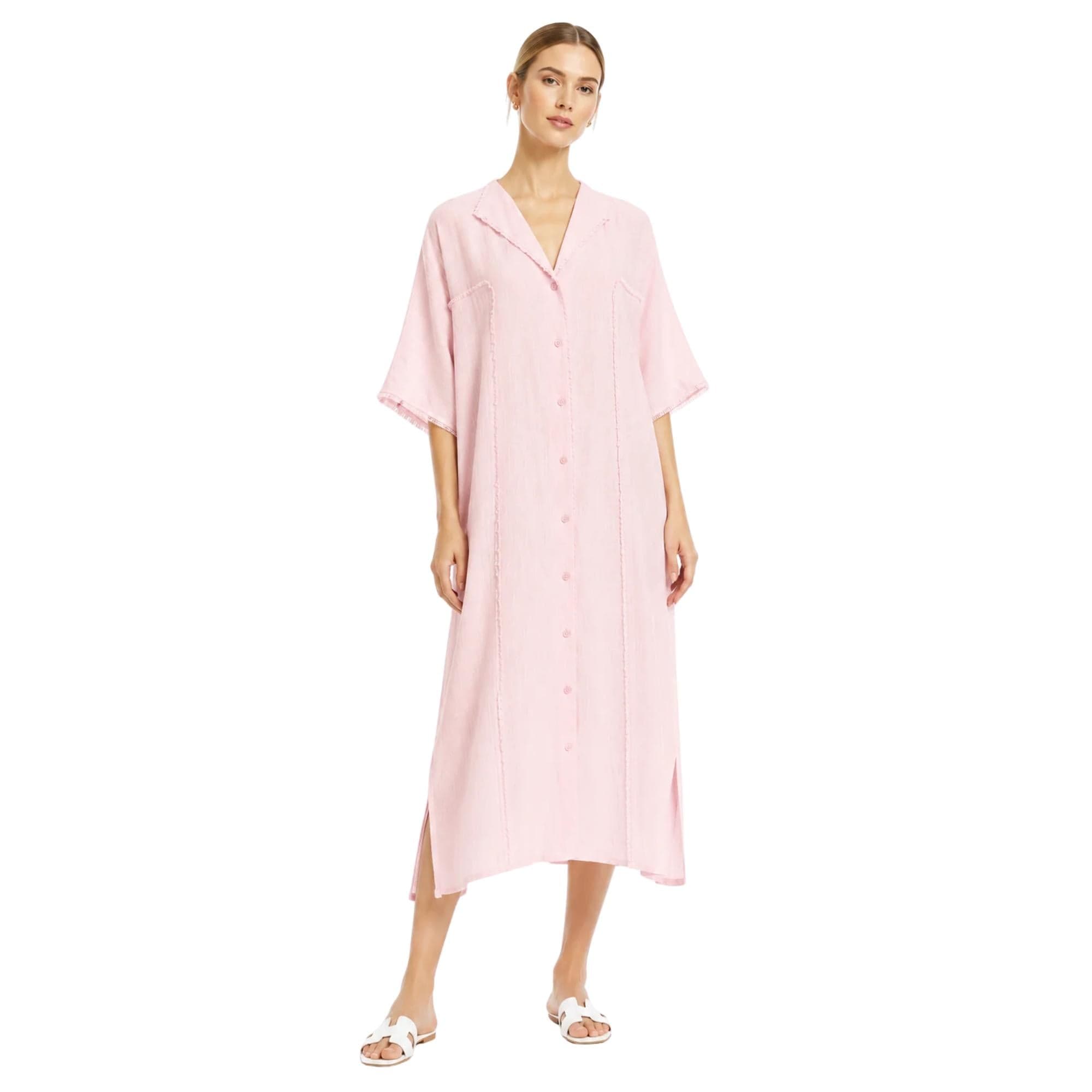LOOSE FIT MAXI DRESS فستان “THE COASTAL DRIFT”