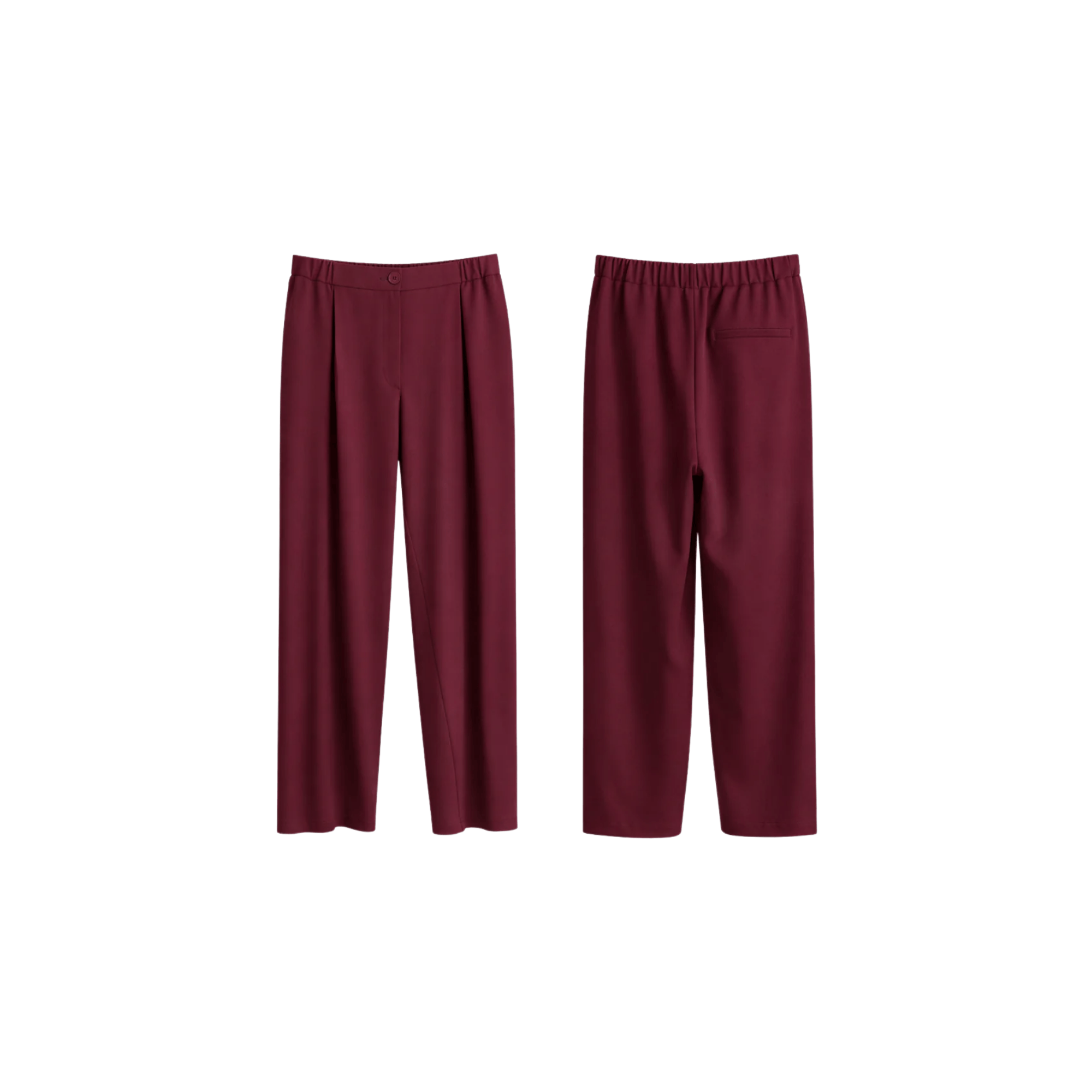 ESSENTIALS5IVE FRONT PLEATED  PANTS (بنطلون) “AIKA”