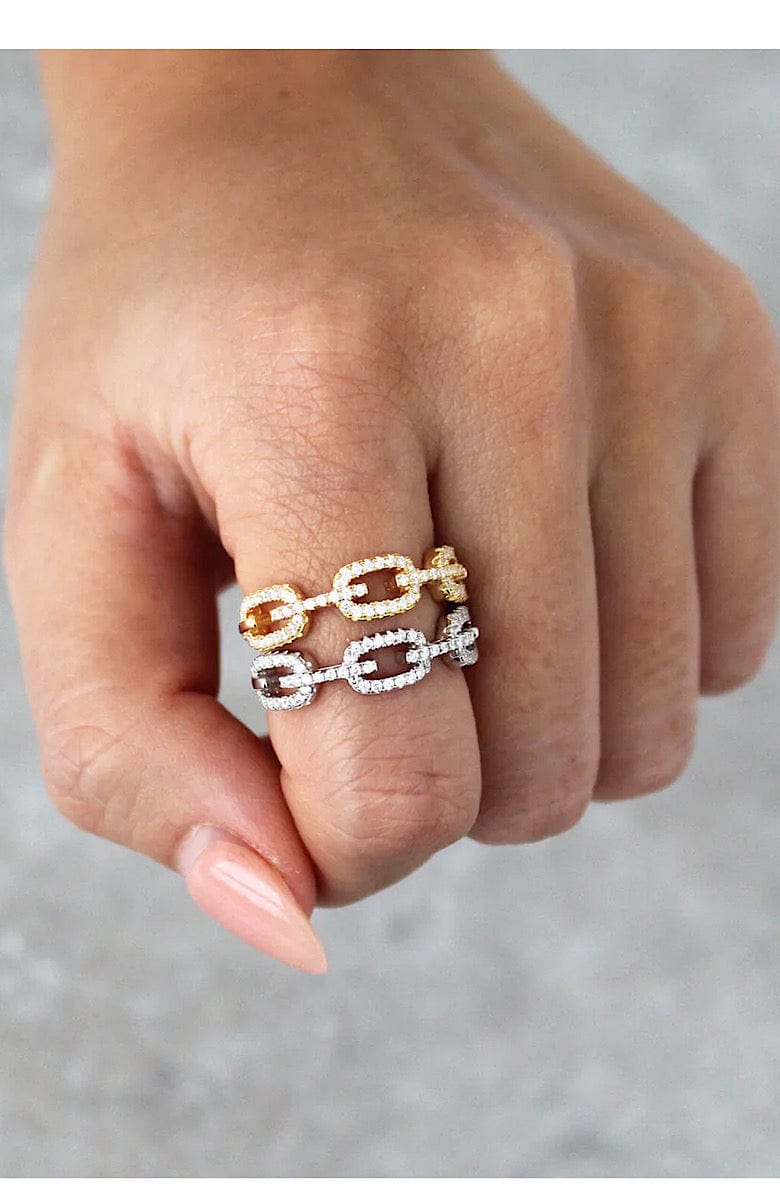 ESSENTIALS5IVE CHAIN LINK RING (الخاتم)