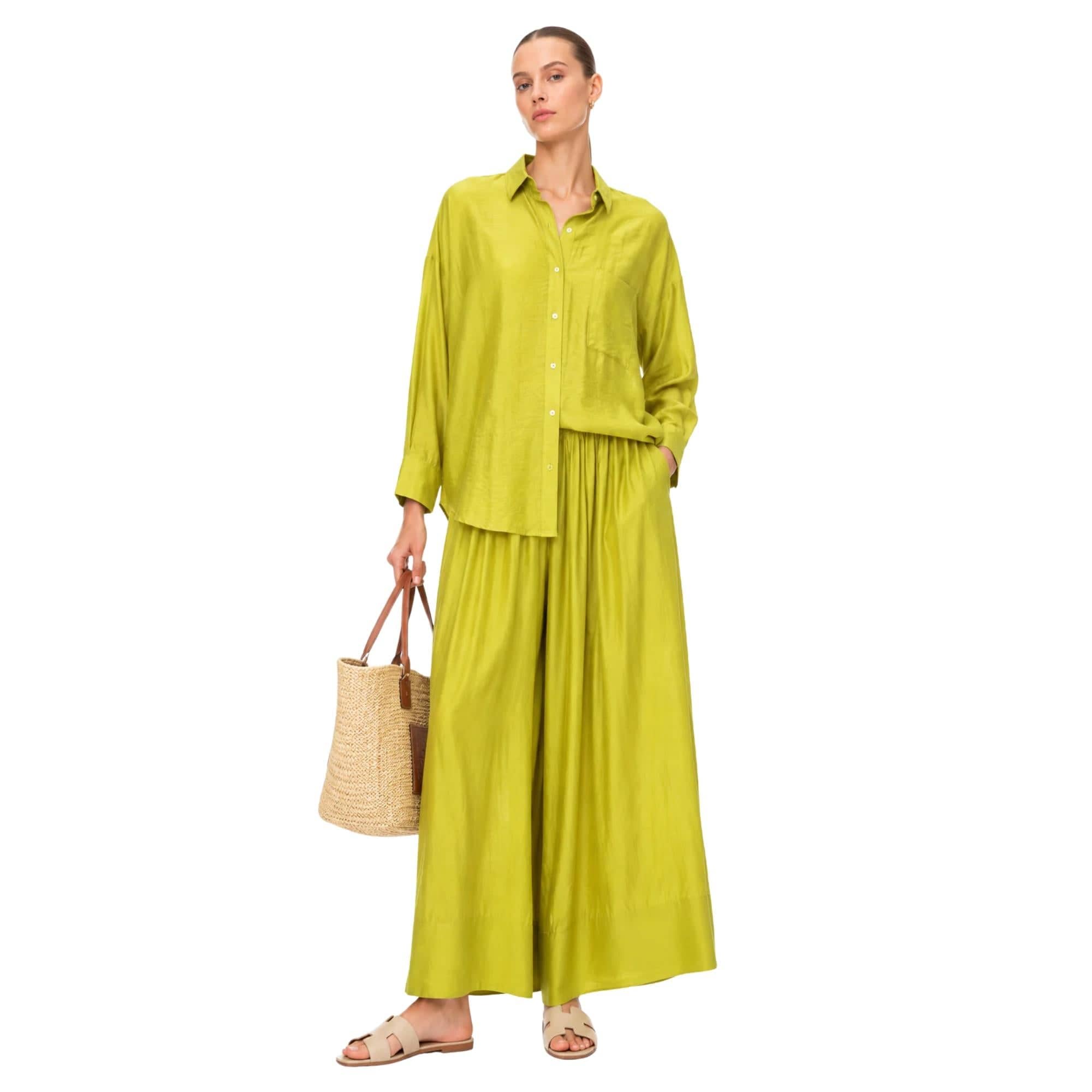 FLOWY CO-ORD SET زوج (SHIRT & PANTS قميص وبنطلون) “PARIS ESCAPE"