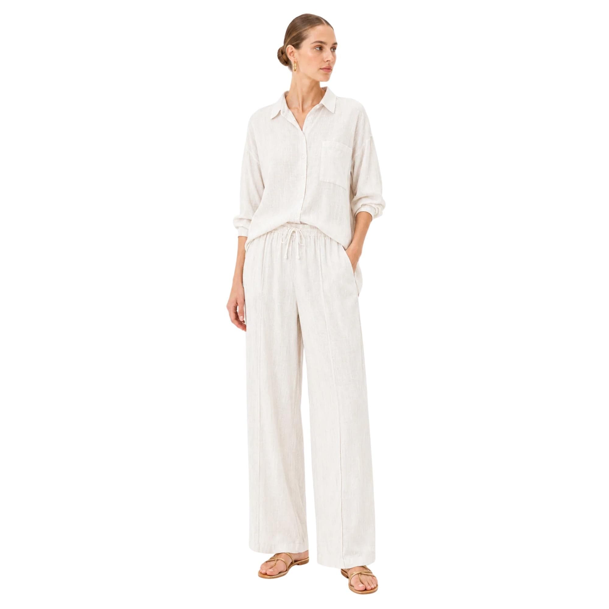 LOOSE FIT 2-PIECE SET زوج (SHIRT & PANTS قميص وبنطلون) “THE LINEA"