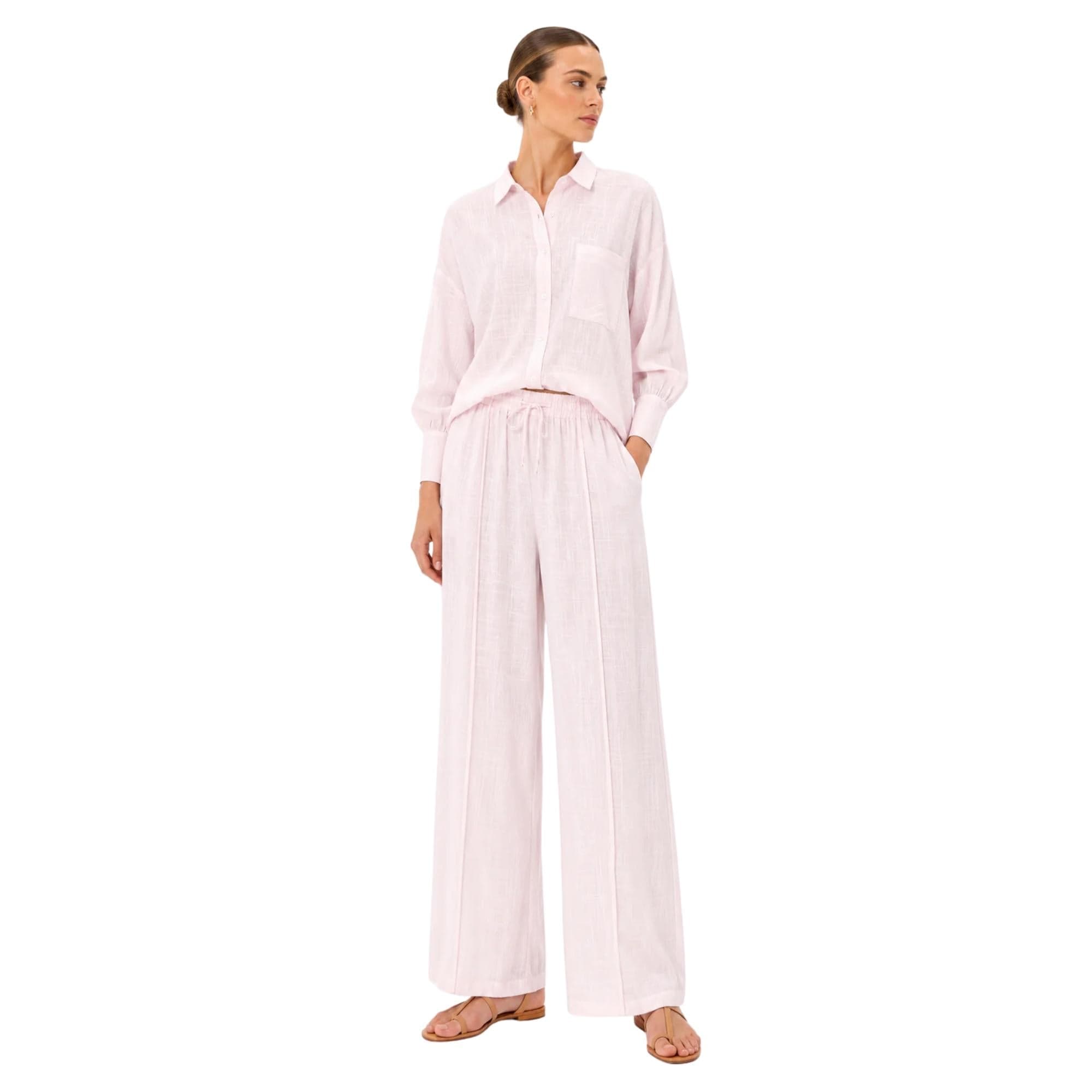 LOOSE FIT 2-PIECE SET زوج (SHIRT & PANTS قميص وبنطلون) “THE LINEA"