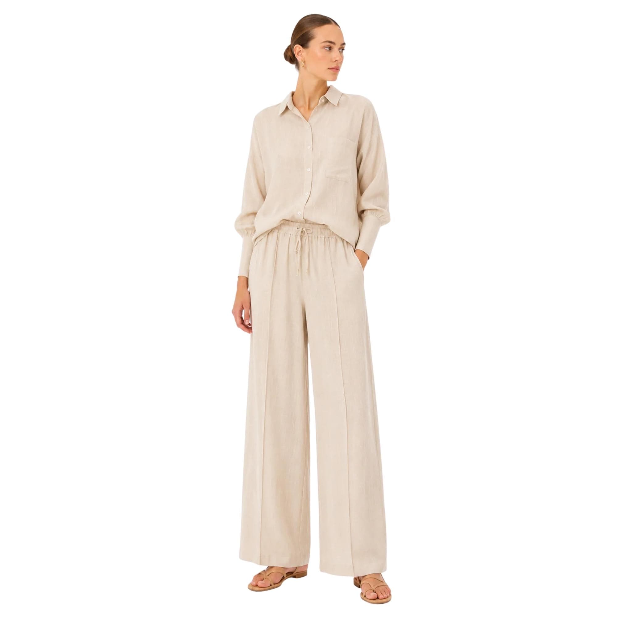 LOOSE FIT 2-PIECE SET زوج (SHIRT & PANTS قميص وبنطلون) “THE LINEA"