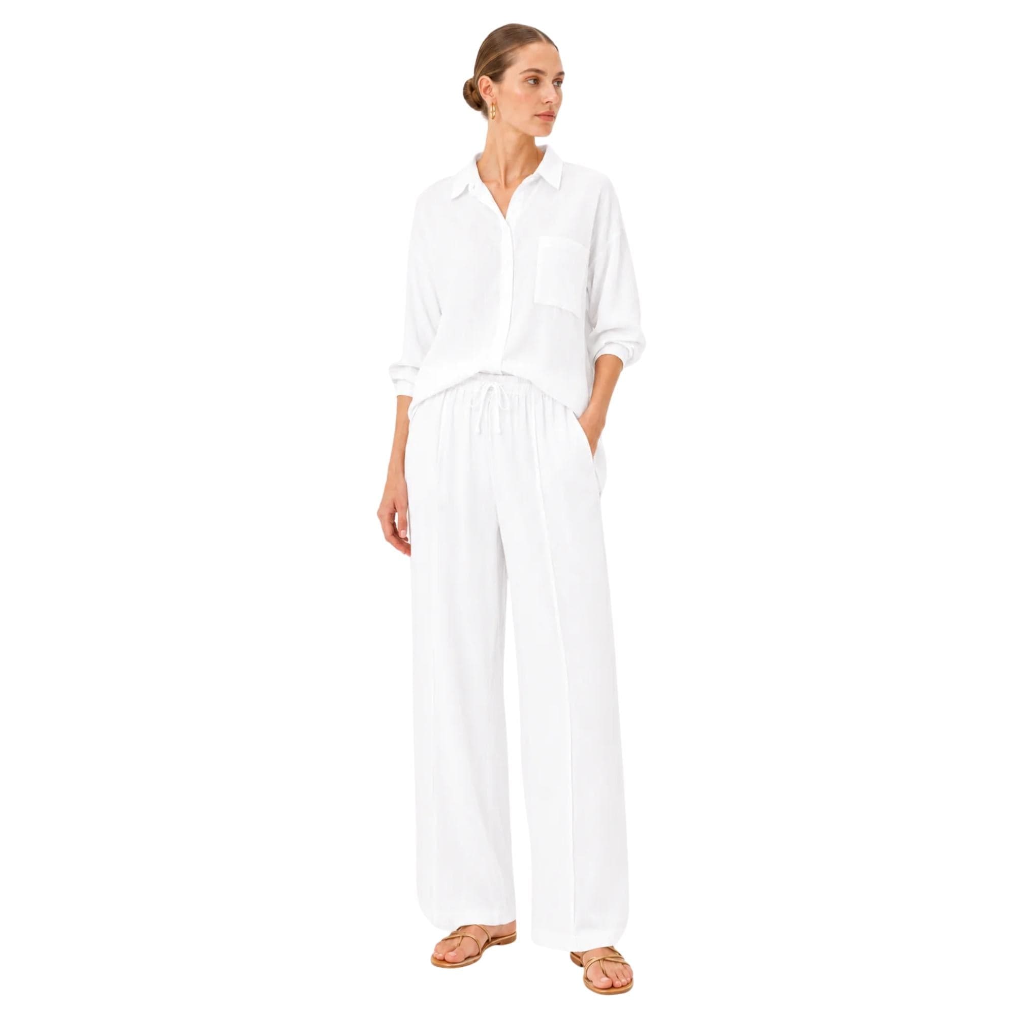 LOOSE FIT 2-PIECE SET زوج (SHIRT & PANTS قميص وبنطلون) “THE LINEA"