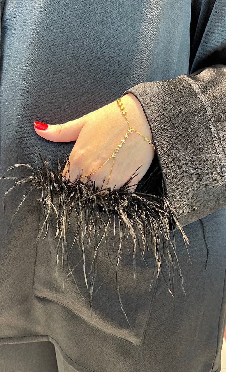 ESSENTIALS5IVE SATIN SET زوج (BLAZER & PANTS قميص وبنطلون) “KAMELIA”