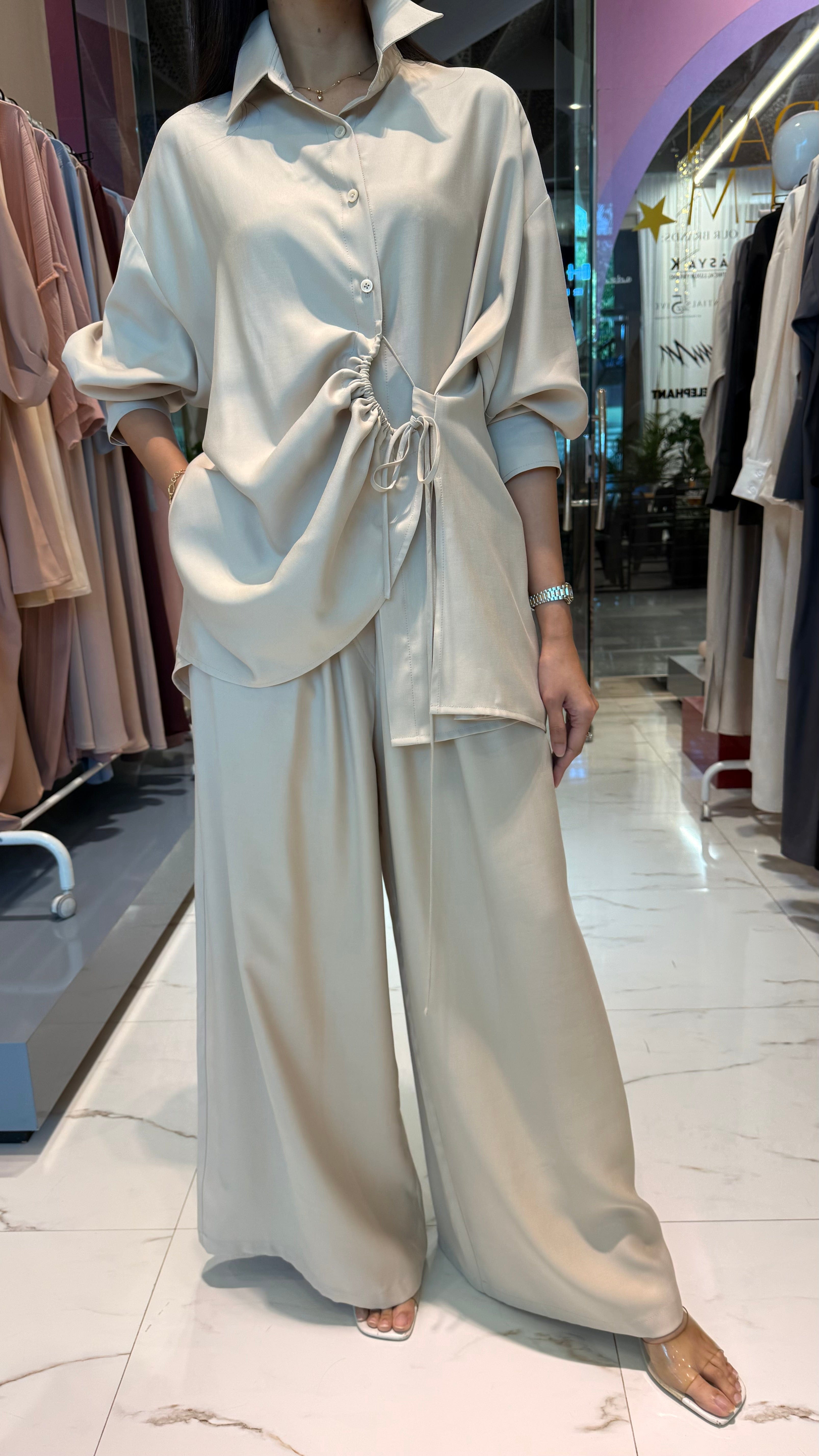 ESSENTIALS5IVE LONG SLEEVES BUTTONED DOWN SHIRT (قميص) “NINA”