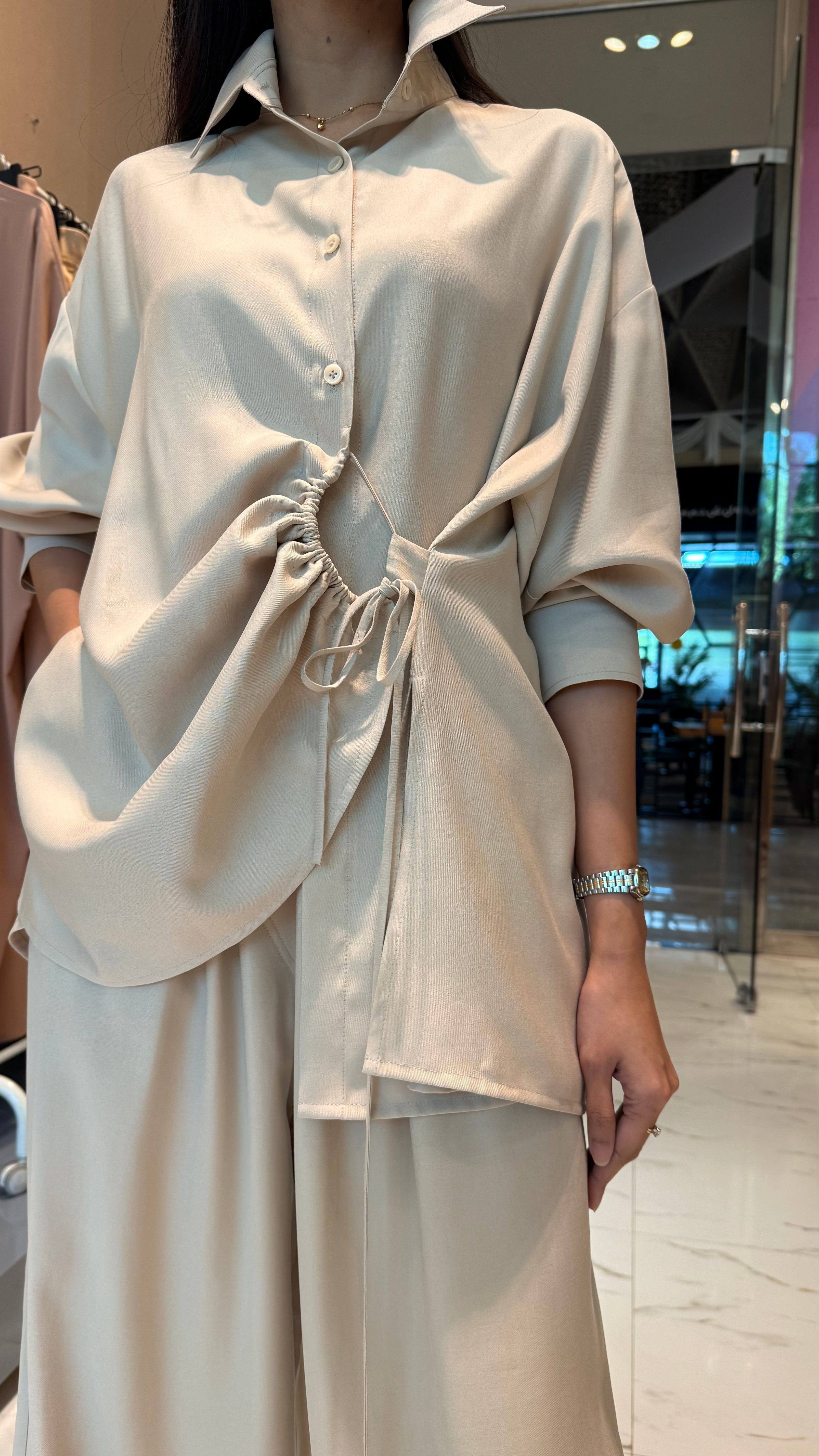 ESSENTIALS5IVE LONG SLEEVES BUTTONED DOWN SHIRT (قميص) “NINA”