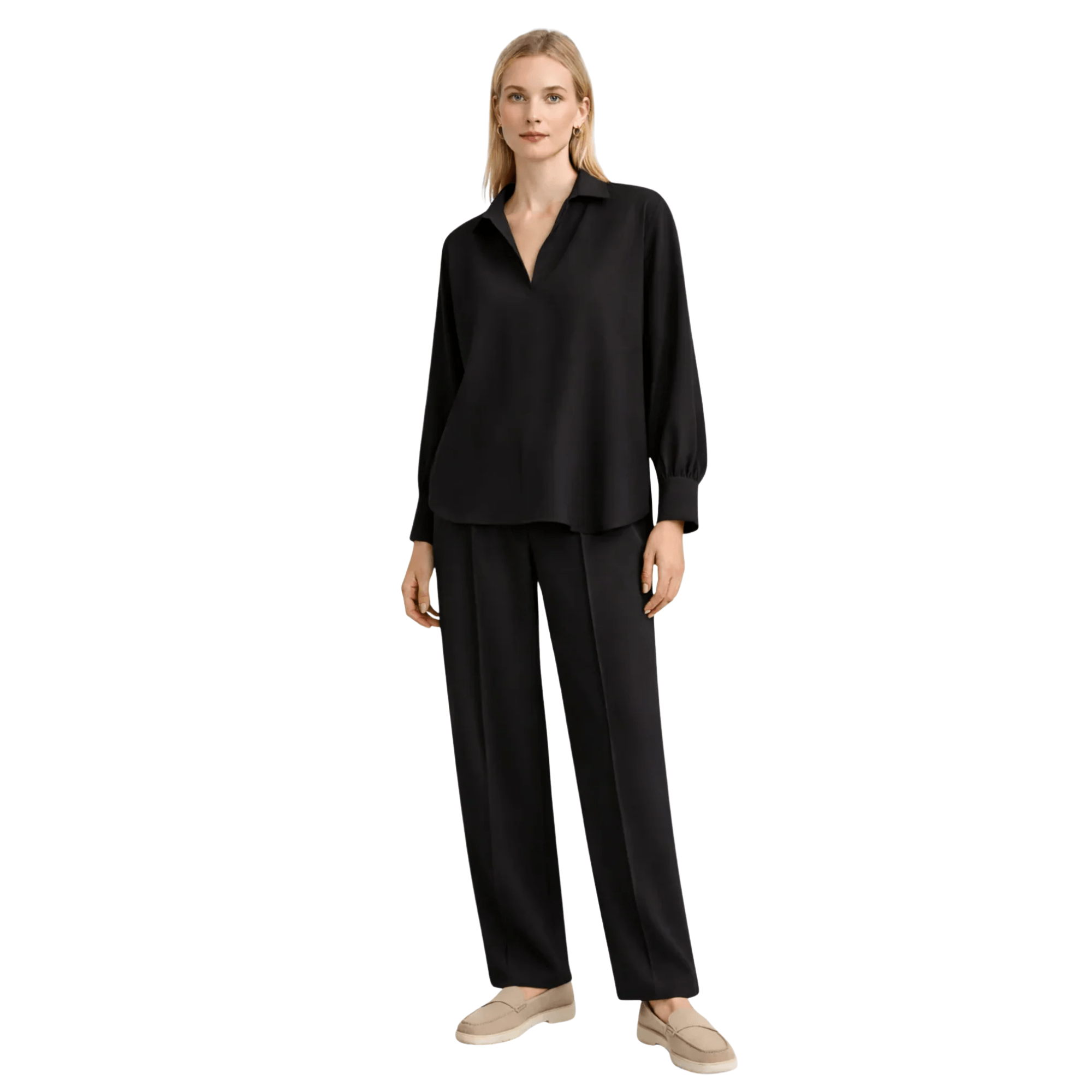 ESSENTIALS5IVE LONG SLEEVES BUTTONED DOWN SHIRT (قميص) “NINA”