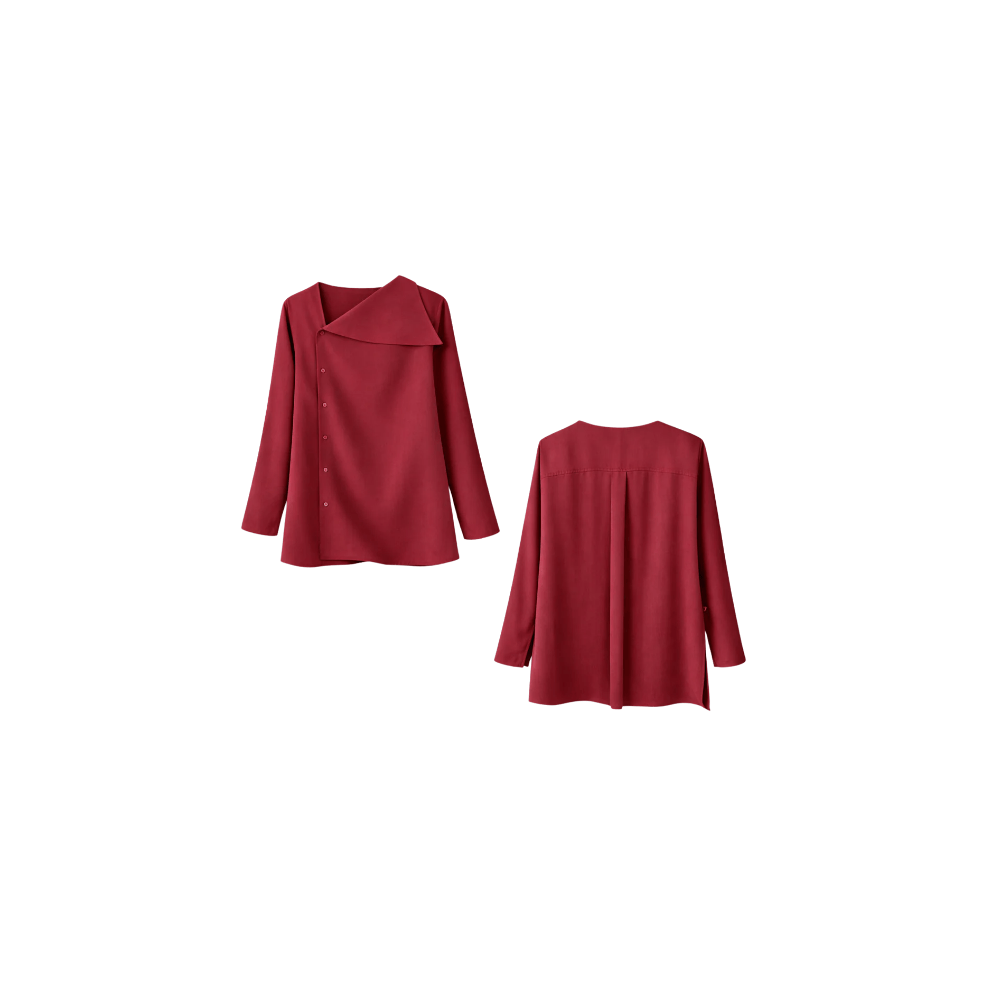 ESSENTIALS5IVE ONE SIDE BUTTONED DOWN SHIRT(قميص) “TWIGGY”