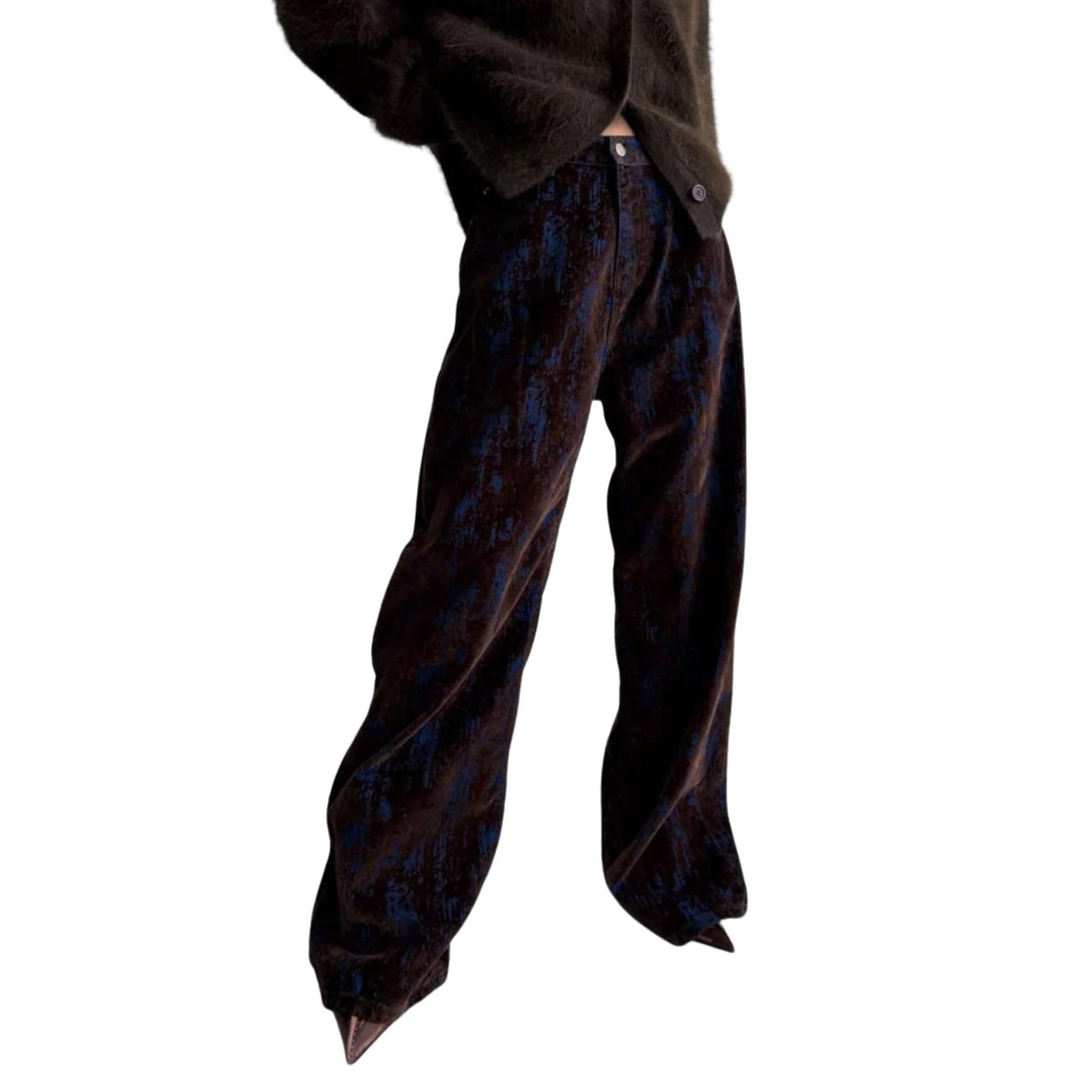 ESSENTIALS5IVE BRUSHED VELVET TROUSERS (بنطلون)