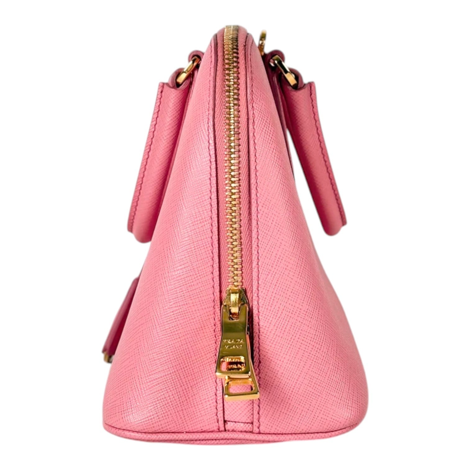 Prada Pink Saffiano Top Handle & Crossbody Bag