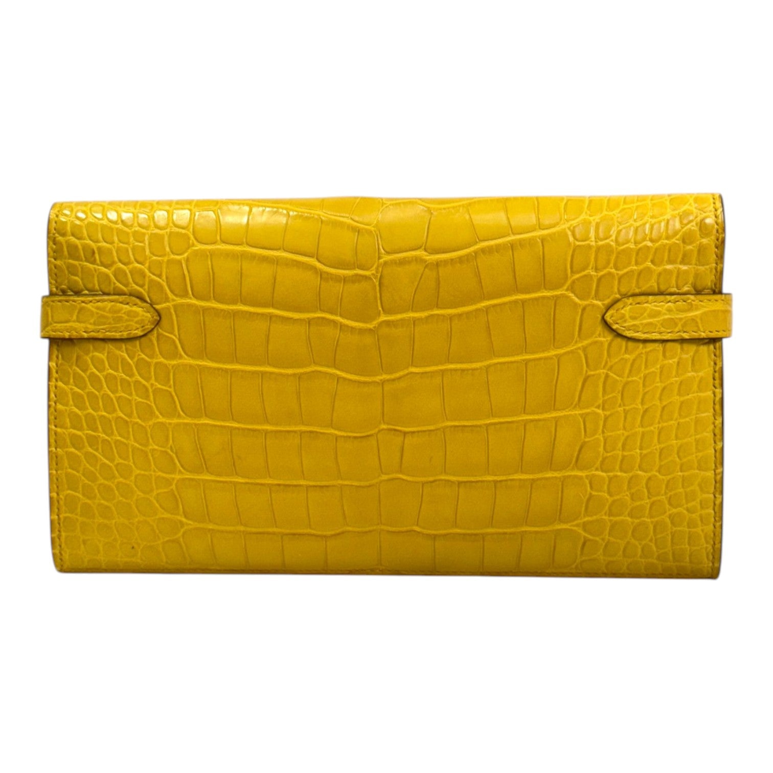 Hermes Yellow Kelly Long Wallet