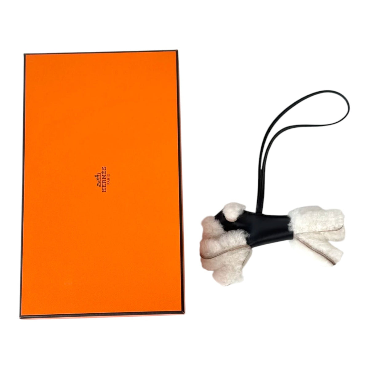 Hermes Budy Charm Black Lambskin - New in Box