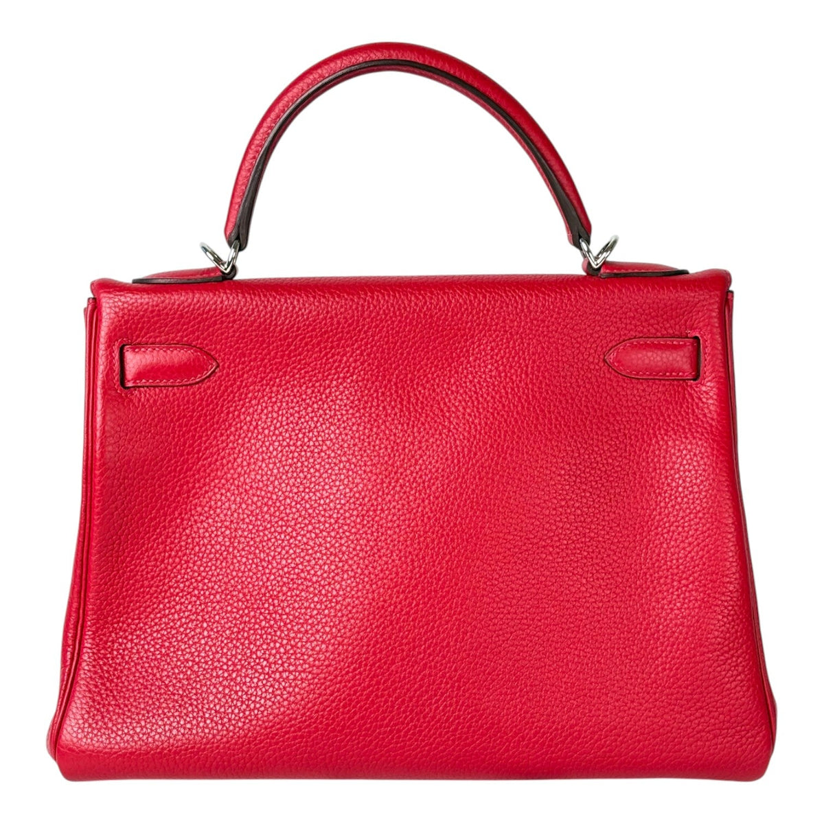 Hermes Red Kelly 32cm in Togo with PHW
