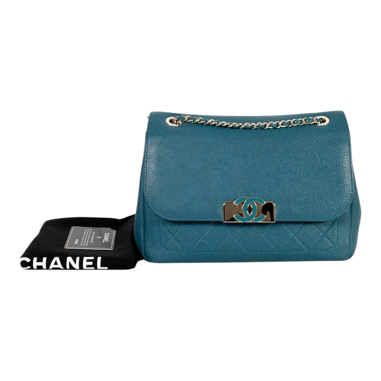 Chanel Multi Pouching Flap Bag in Caviar