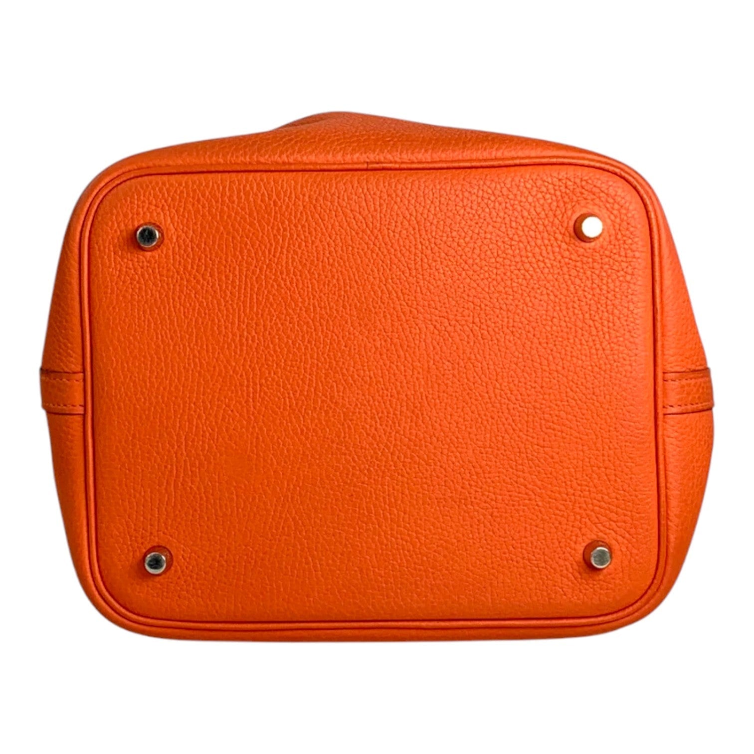Hermes Picotin 22 Orange Bag in Clemence