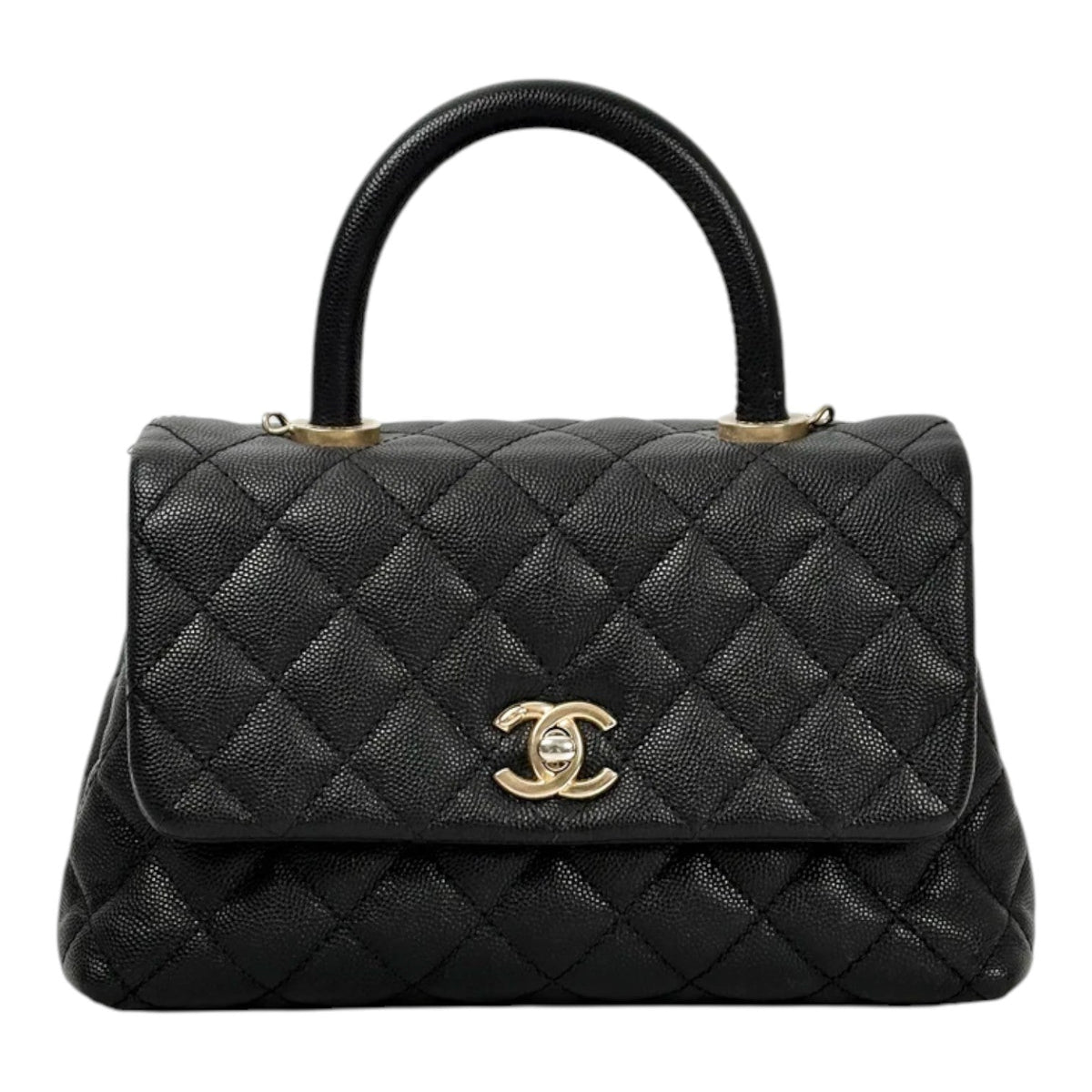 Chanel Small Black Coco in Caviar Bag