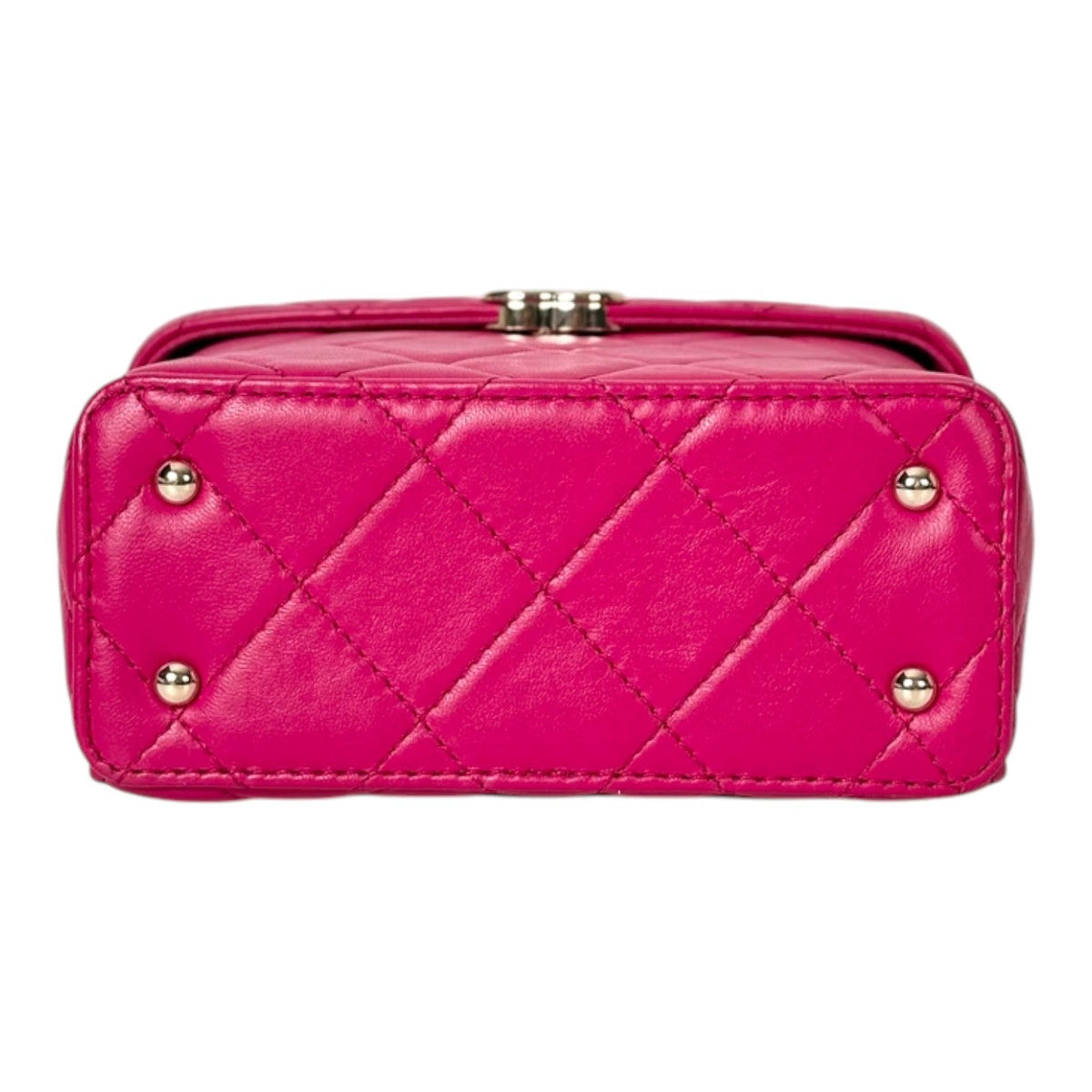 Chanel Pink Vanity Box Bag in Lambskin