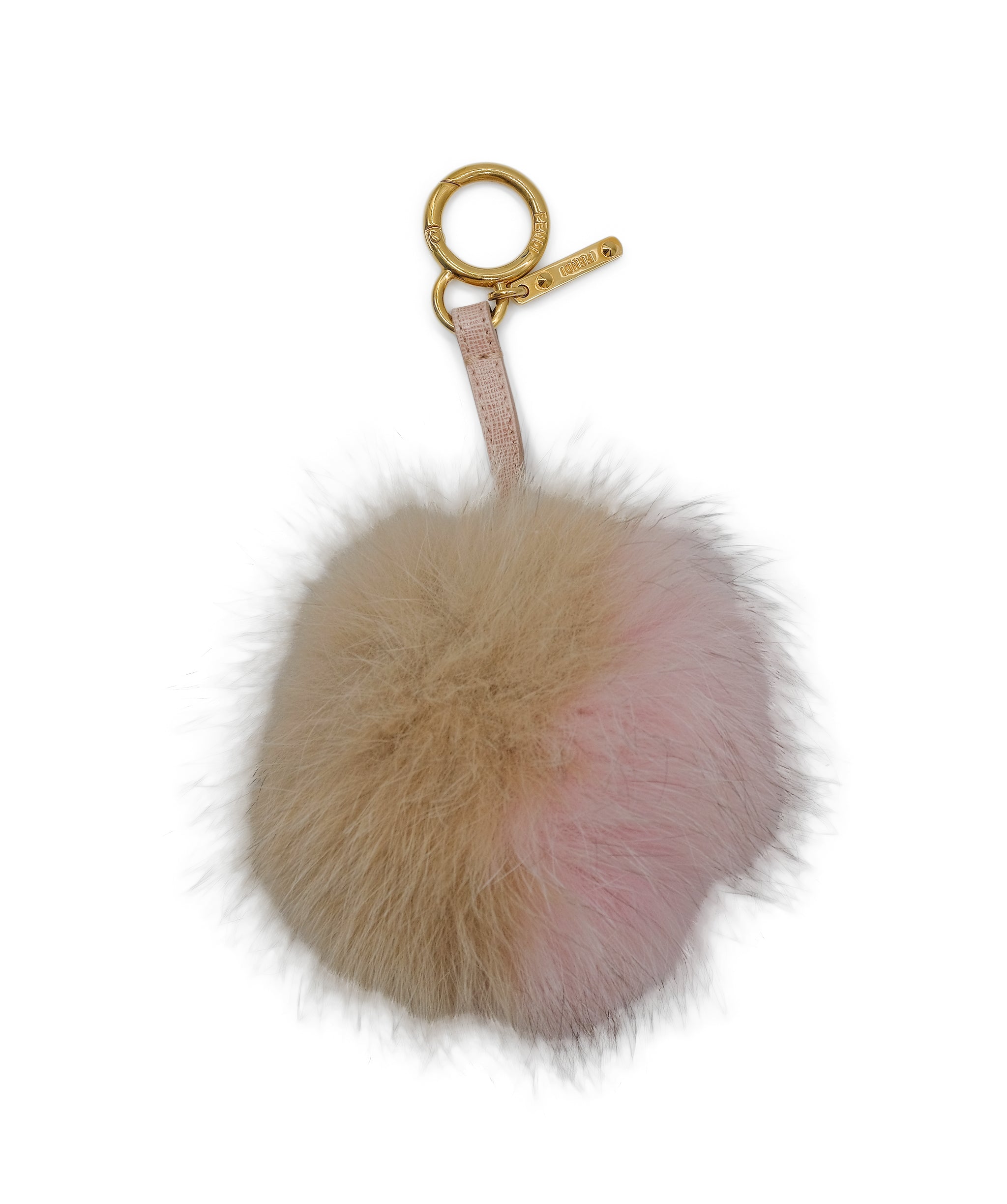 Fendi Fendi Fur Charm Beige Pink RJC3261